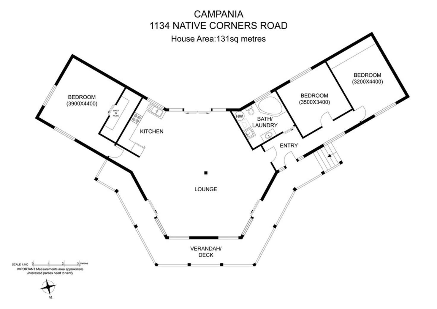 Floorplan of Homely house listing, 1134 Native Corners Road, Campania TAS 7026