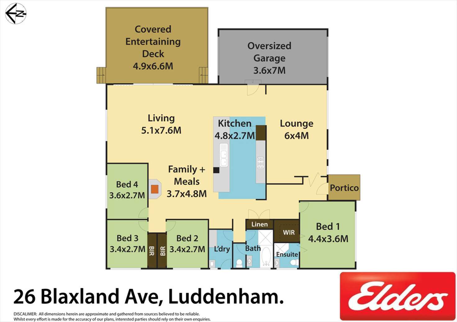 Floorplan of Homely house listing, 26 Blaxland Avenue, Luddenham NSW 2745