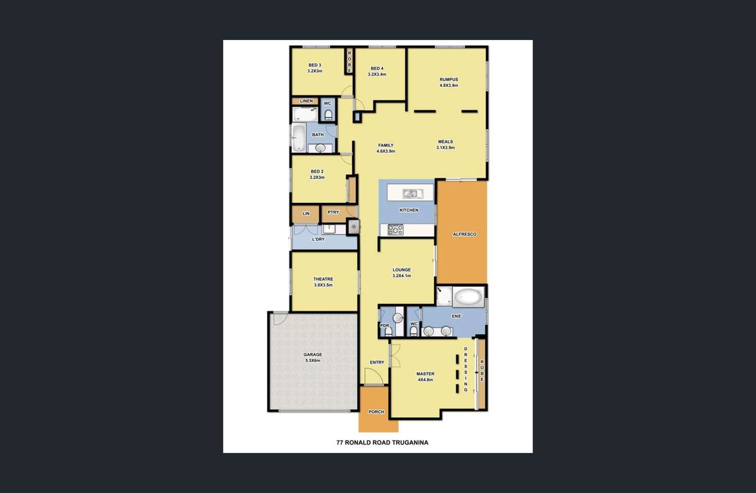 Floorplan of Homely house listing, 77 Ronald Road, Truganina VIC 3029