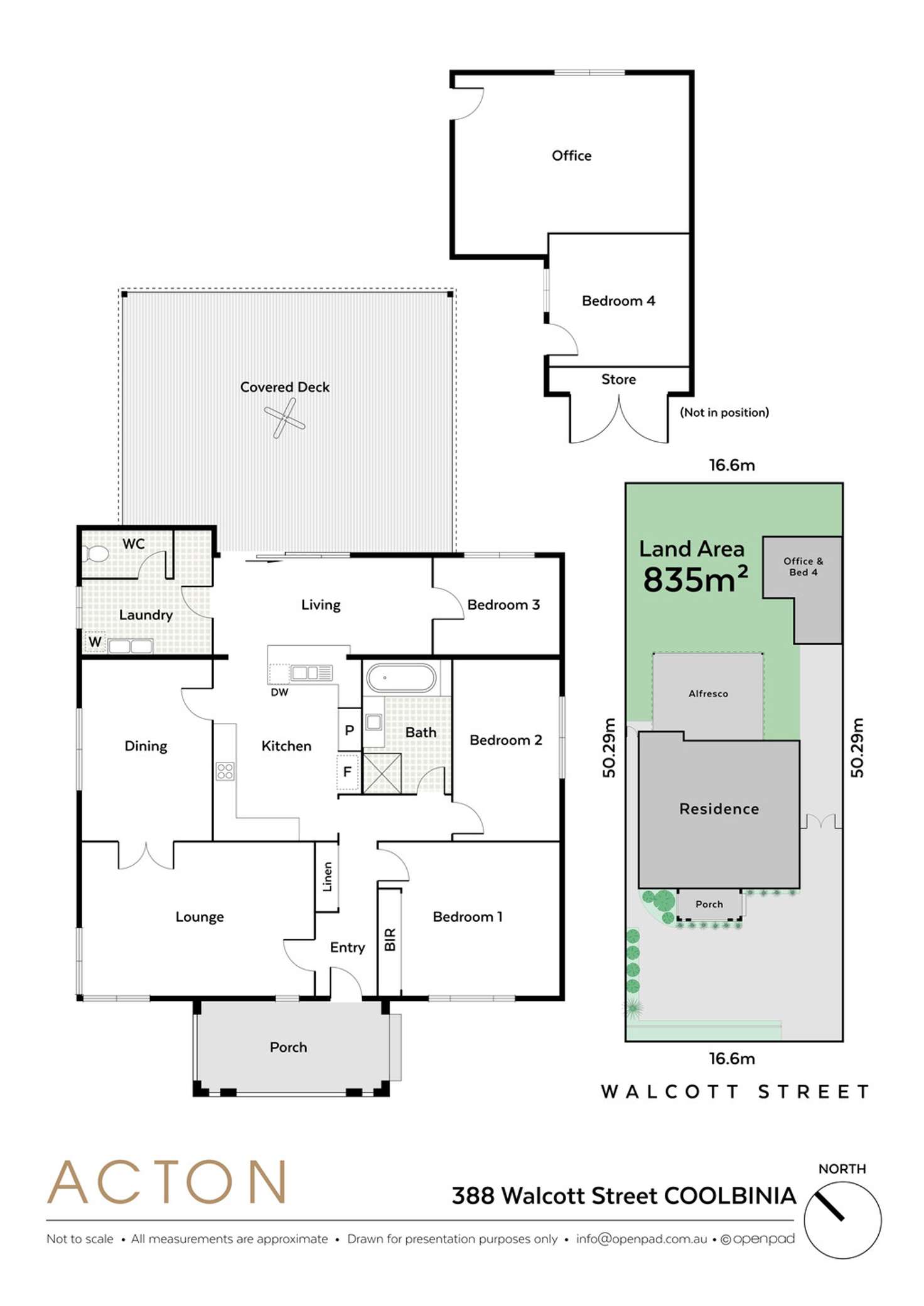 Floorplan of Homely house listing, 388 Walcott Street, Coolbinia WA 6050