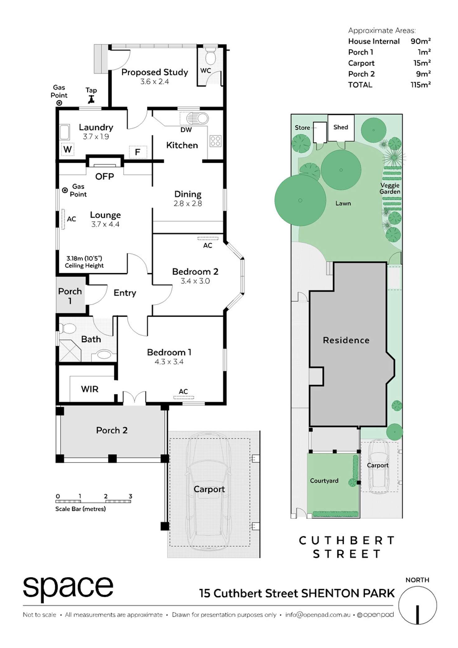 Floorplan of Homely house listing, 15 Cuthbert Street, Shenton Park WA 6008