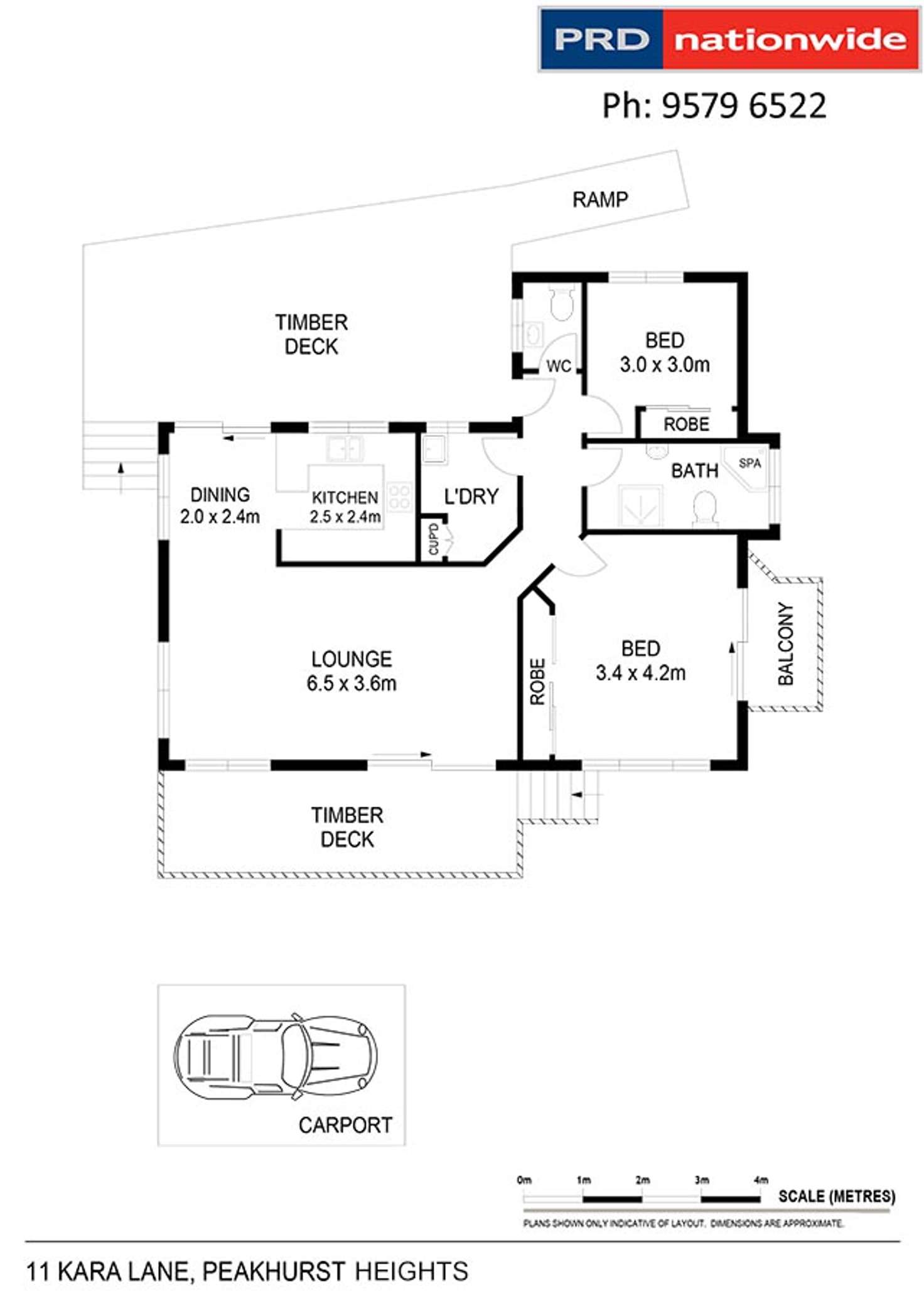 Floorplan of Homely house listing, 11 Kara Lane, Peakhurst Heights NSW 2210