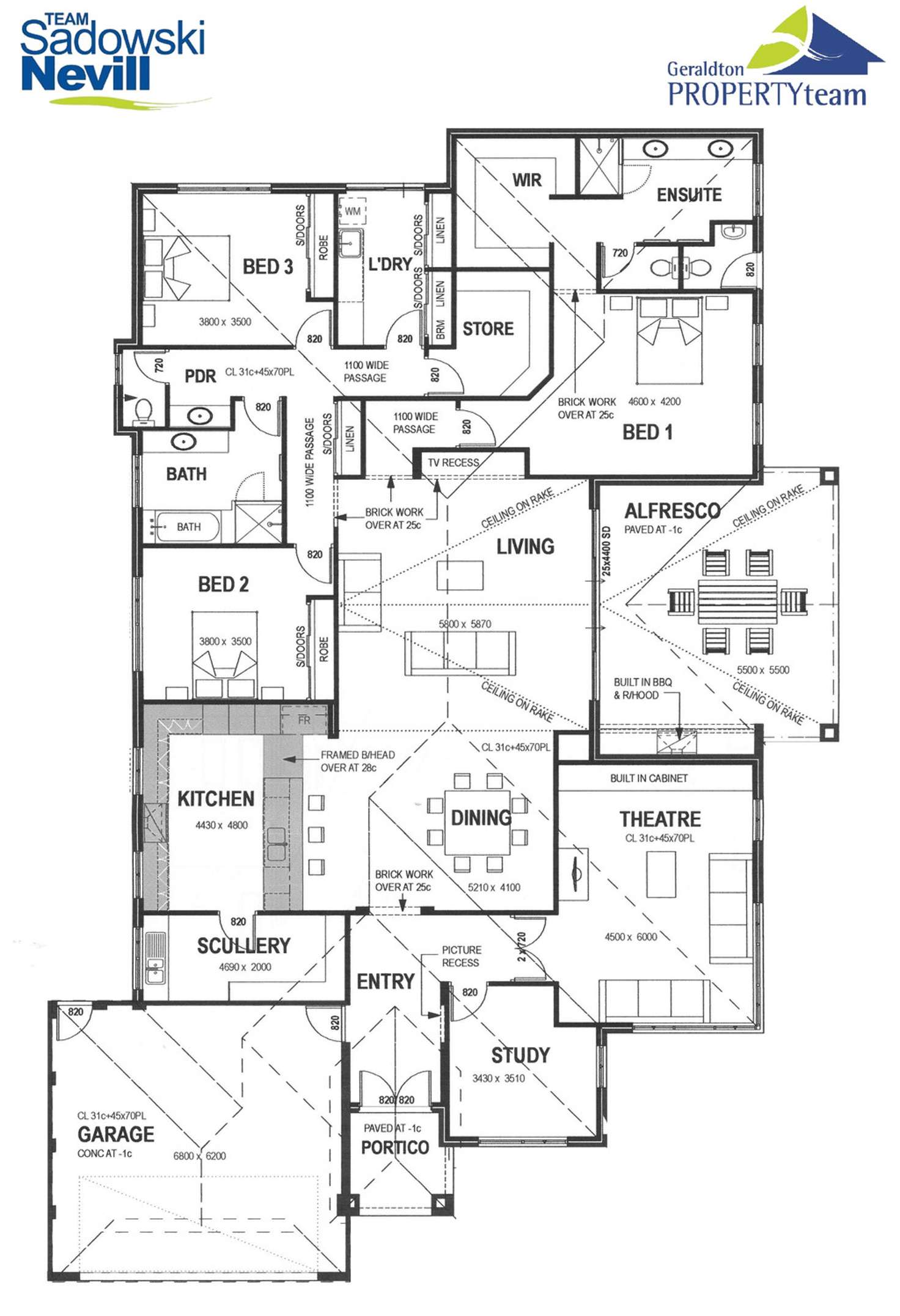 Floorplan of Homely house listing, 14 St Georges Close, Bluff Point WA 6530
