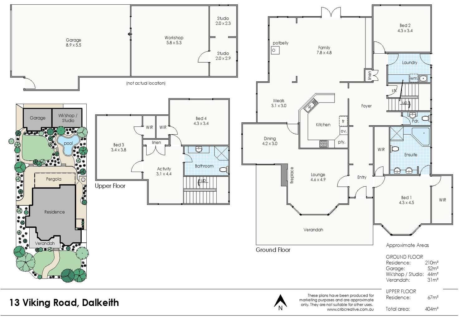 Floorplan of Homely house listing, 13 Viking Road, Dalkeith WA 6009