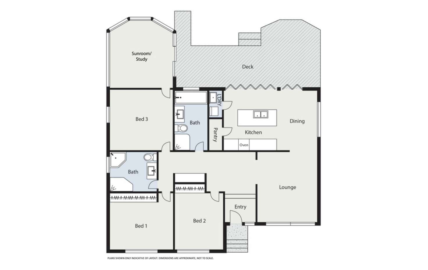 Floorplan of Homely house listing, 6 Allwood Street, Chifley ACT 2606