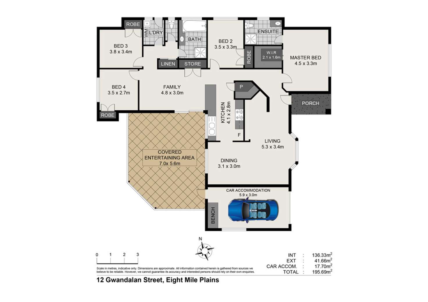 Floorplan of Homely house listing, 12 GWANDALAN STREET, Eight Mile Plains QLD 4113