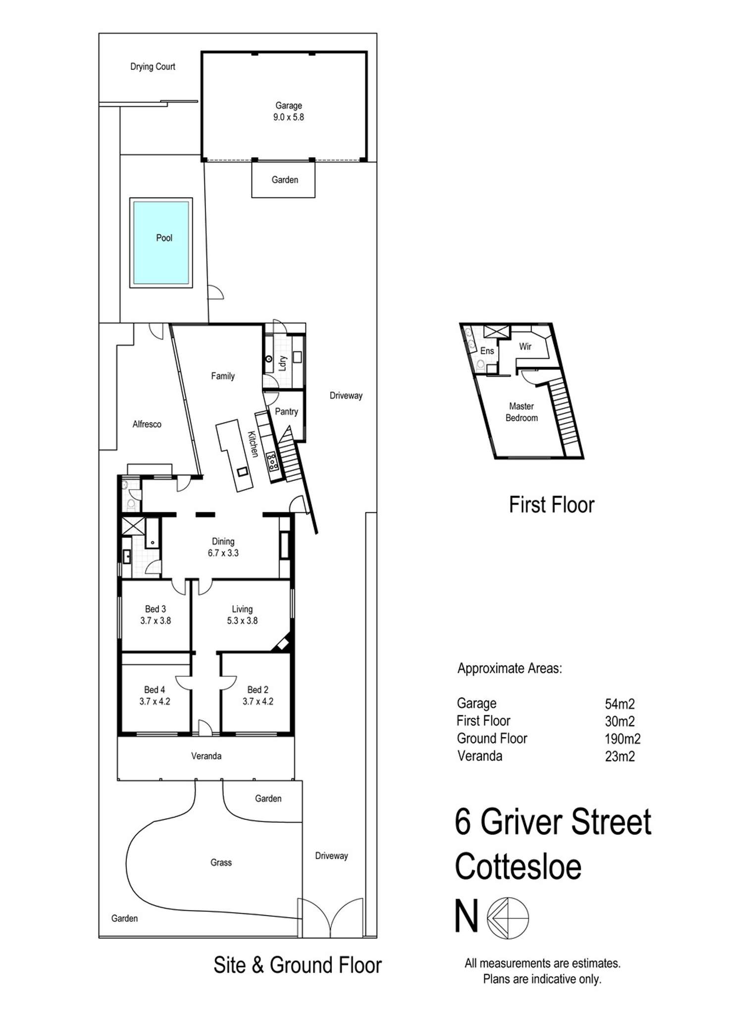 Floorplan of Homely house listing, 6 Griver Street, Cottesloe WA 6011