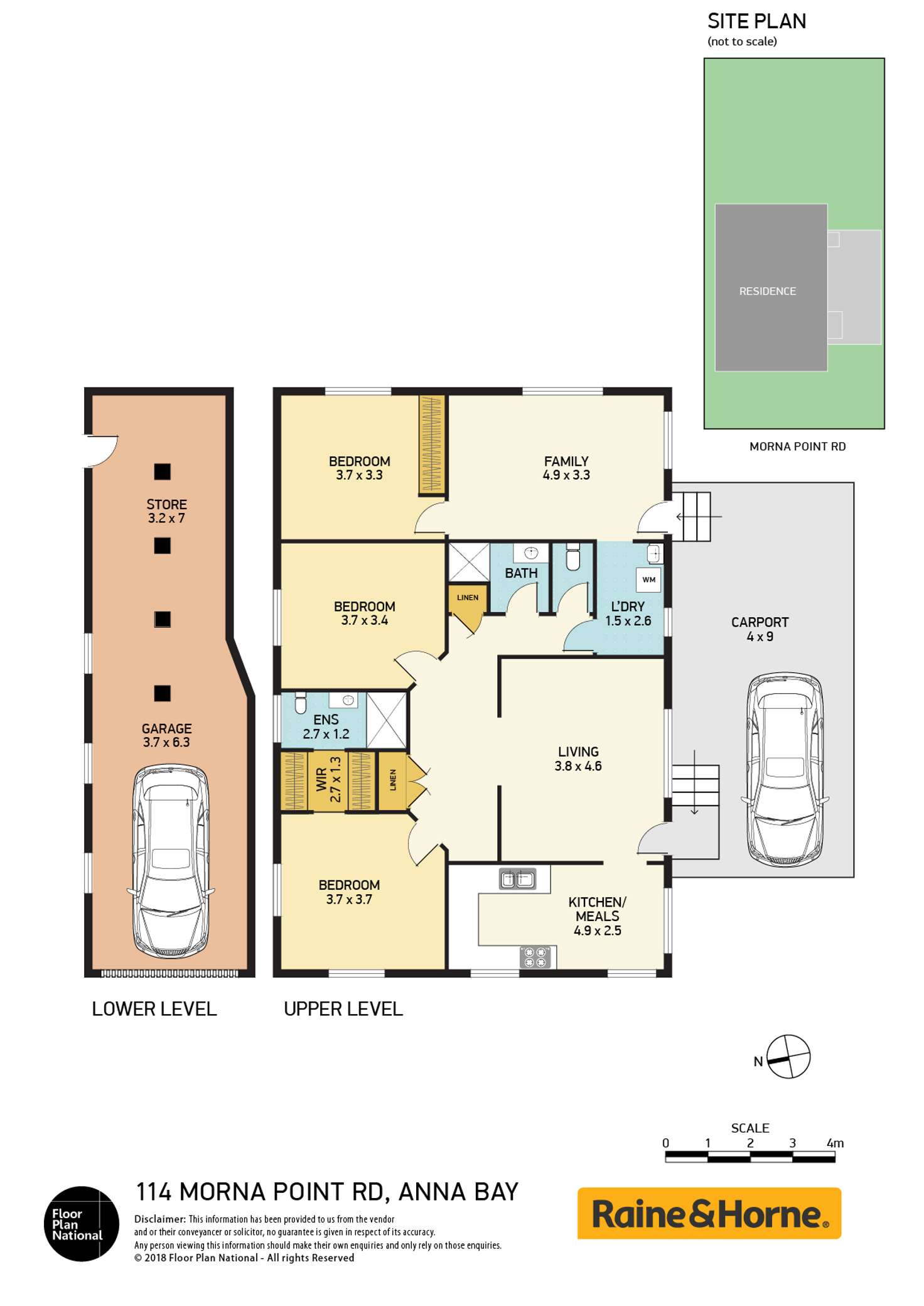 Floorplan of Homely house listing, 114 Morna Point Road, Anna Bay NSW 2316