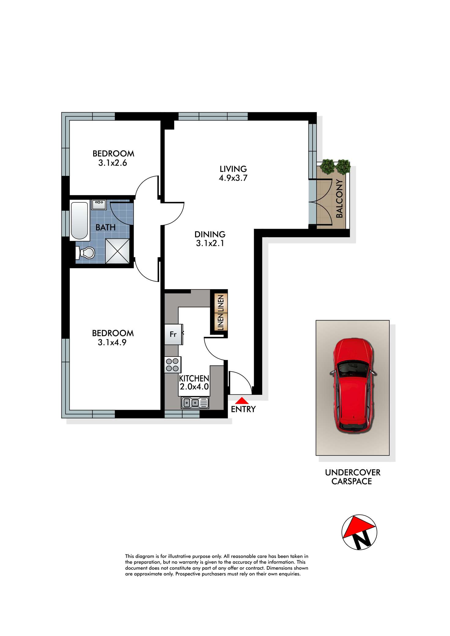 Floorplan of Homely apartment listing, 17/142 Old South Head Road, Bellevue Hill NSW 2023