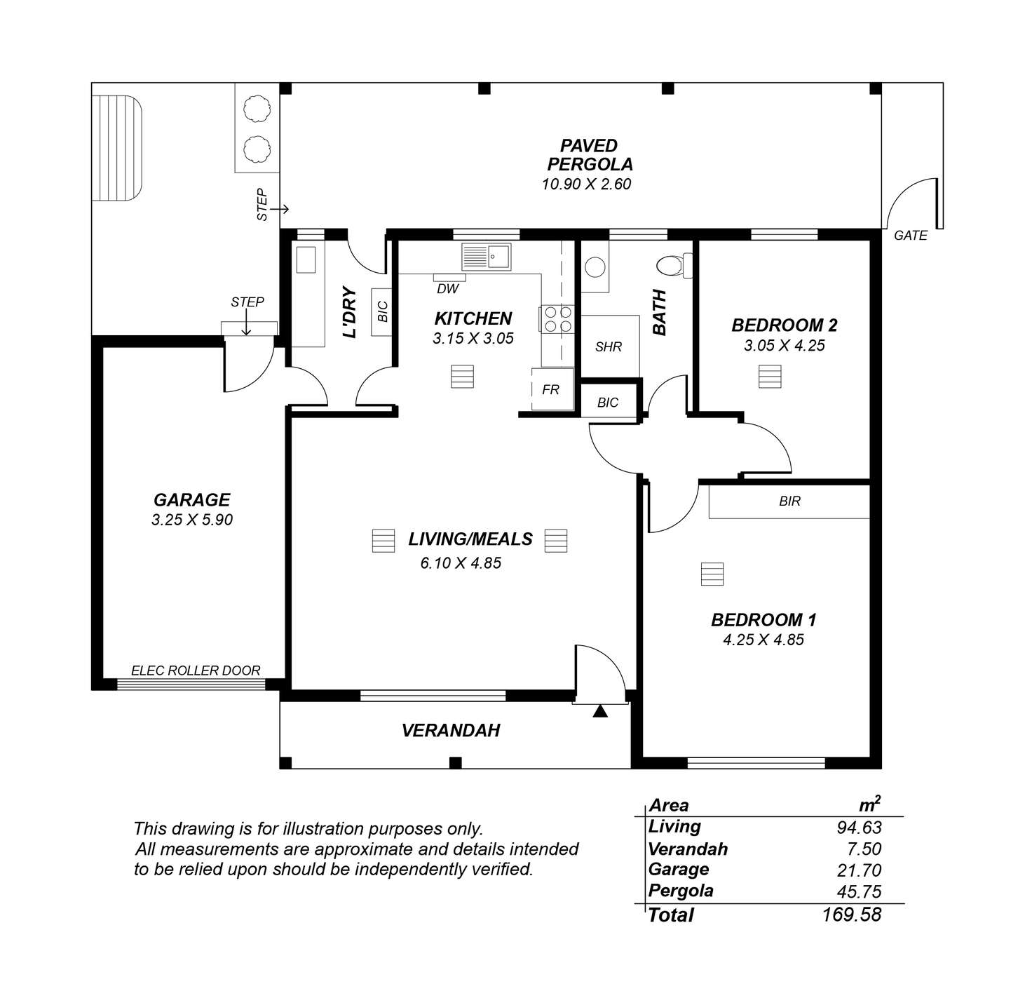 Floorplan of Homely unit listing, 7/52 East Parade, Kingswood SA 5062
