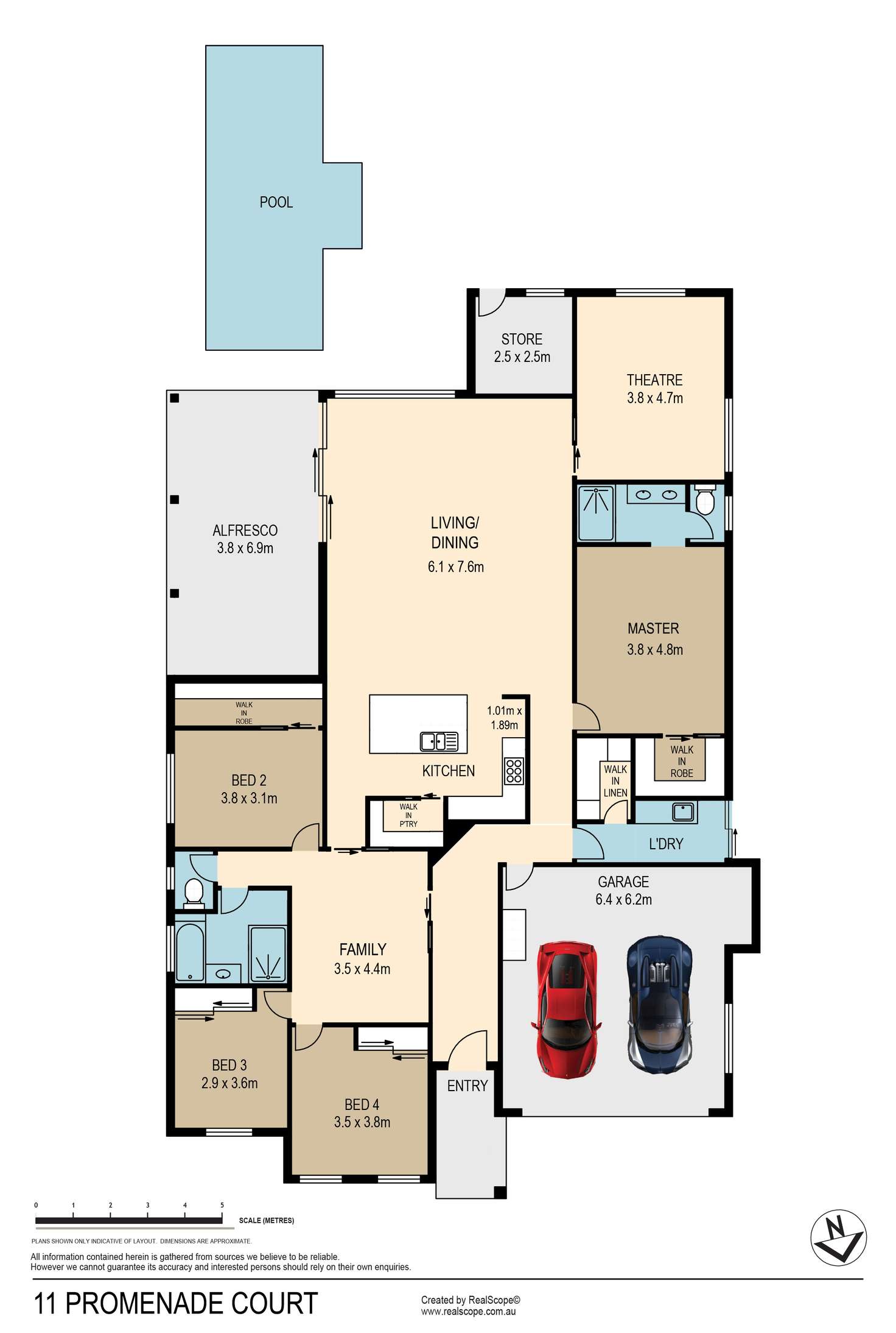 Floorplan of Homely house listing, 11 Promenade Court, Cornubia QLD 4130