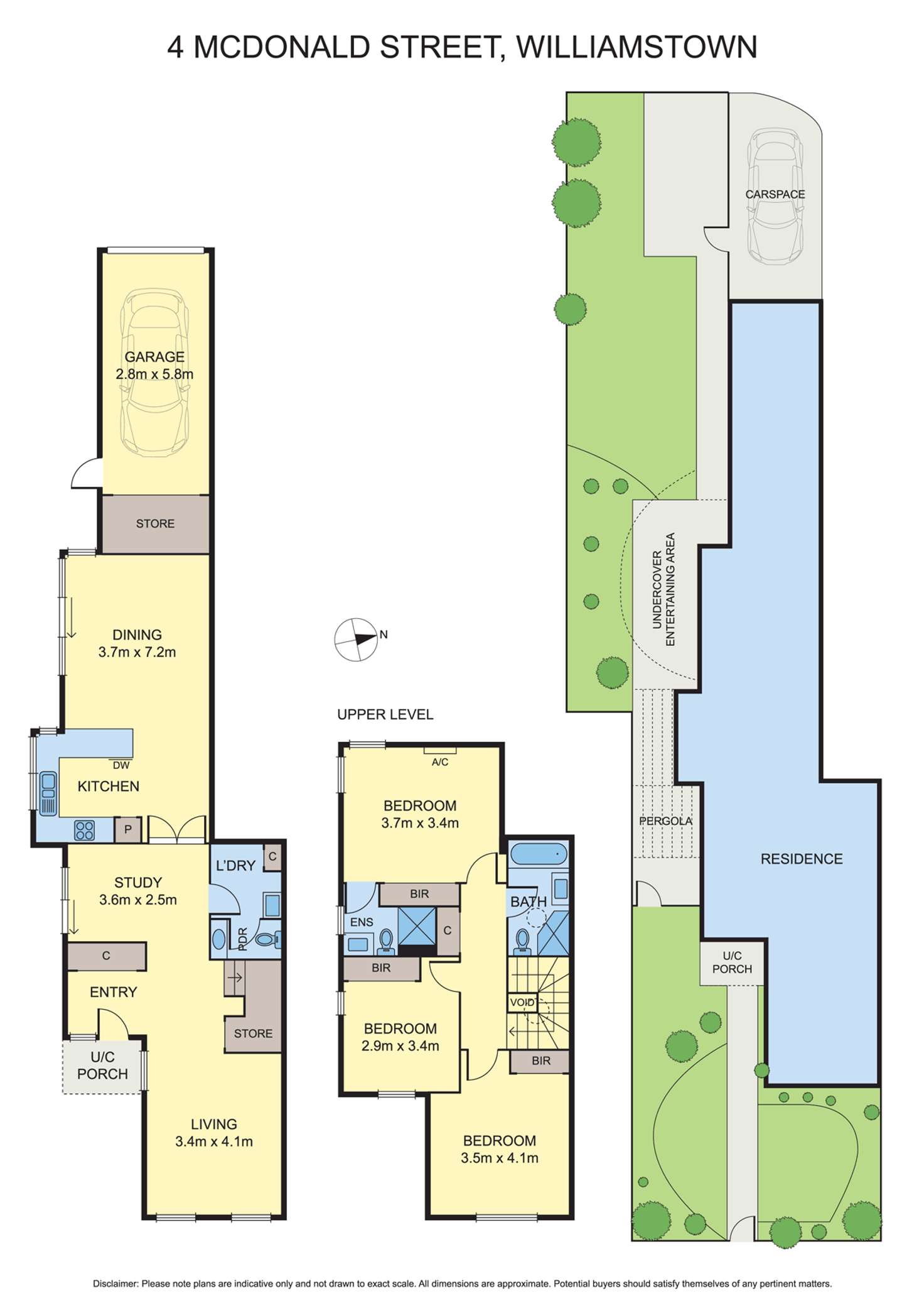 Floorplan of Homely house listing, 4 McDonald Street, Williamstown VIC 3016