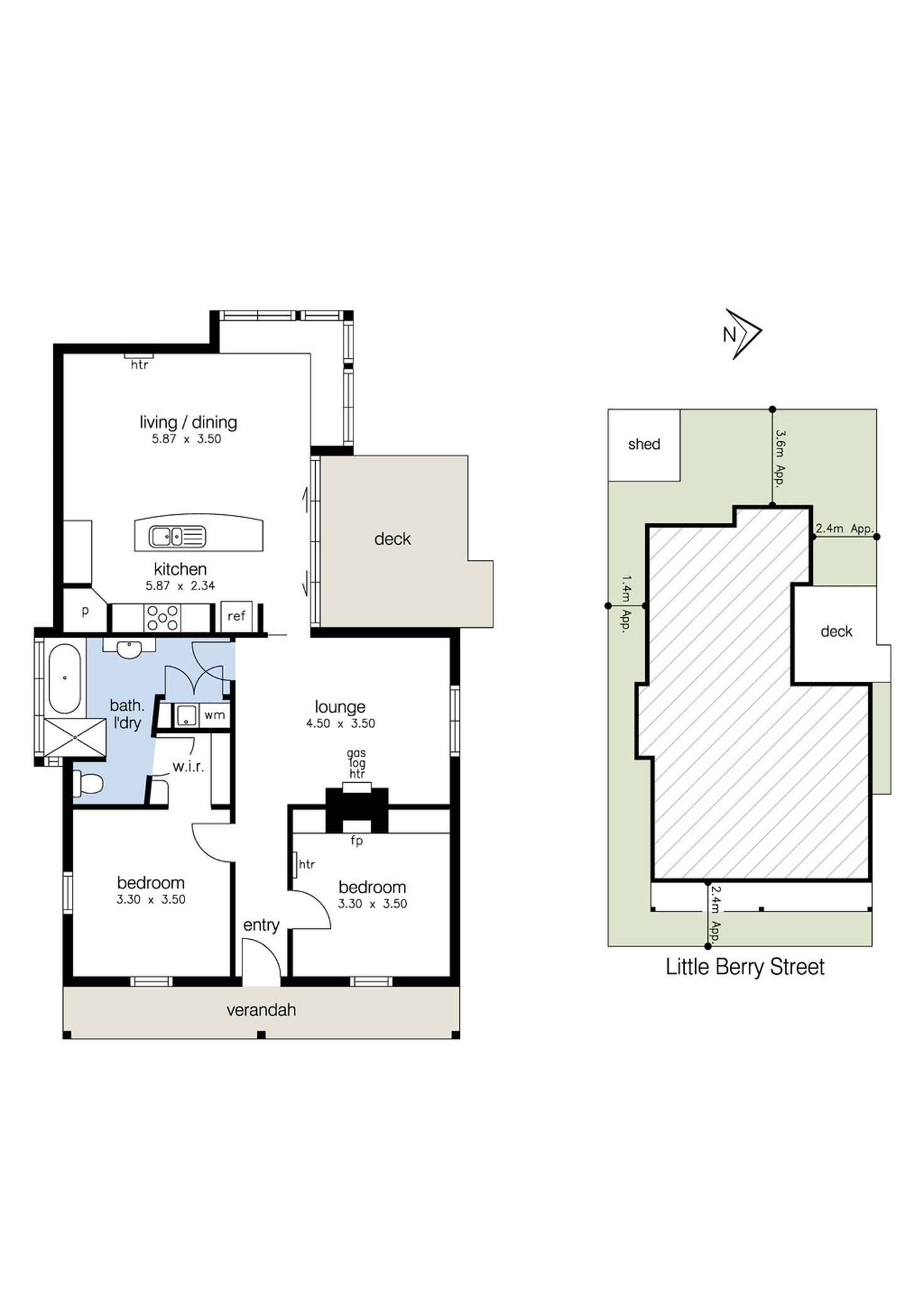Floorplan of Homely house listing, 3 Little Berry Street, Yarraville VIC 3013