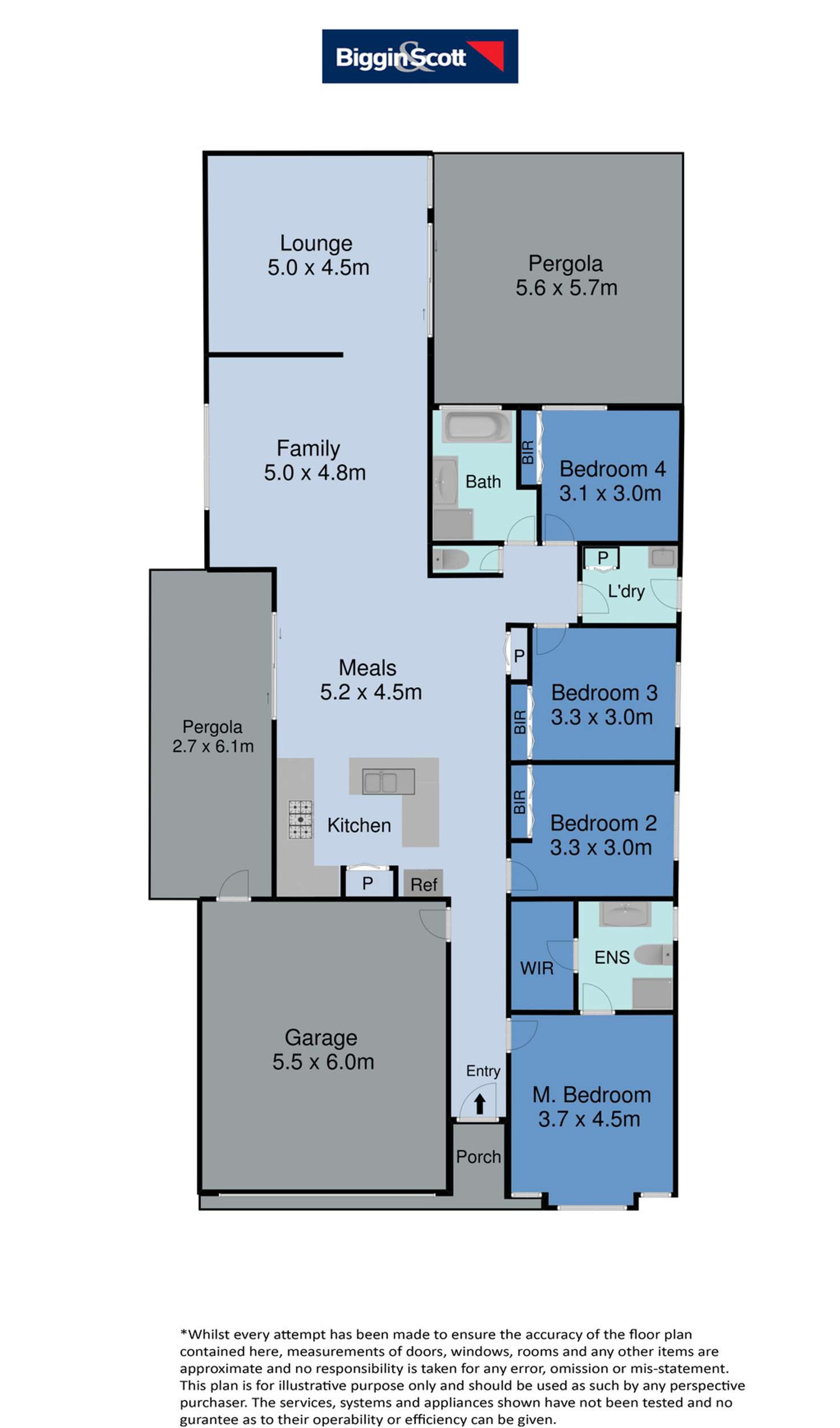 Floorplan of Homely house listing, 4 Gingelly Close, Point Cook VIC 3030