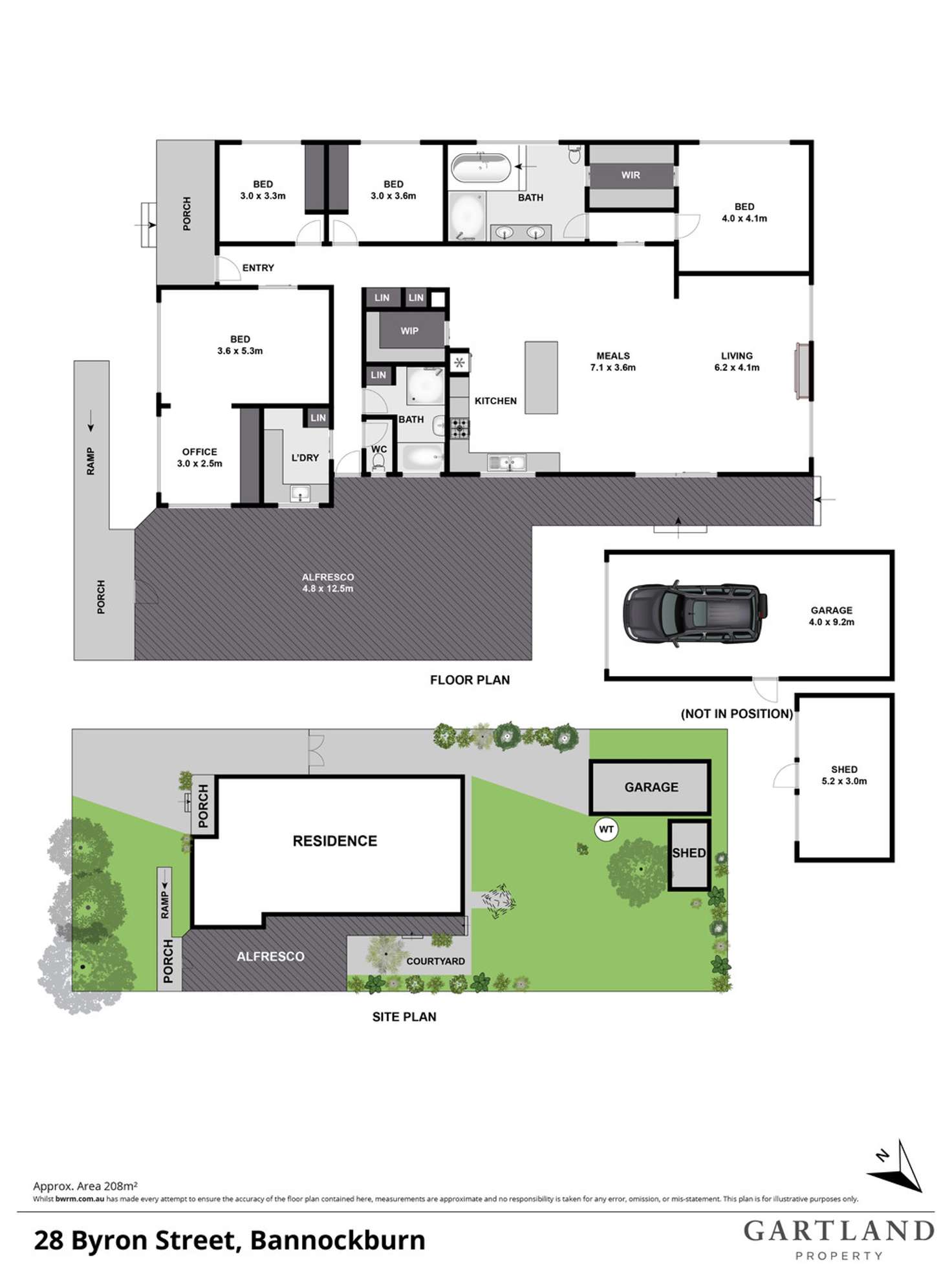 Floorplan of Homely house listing, 28 Byron Street, Bannockburn VIC 3331