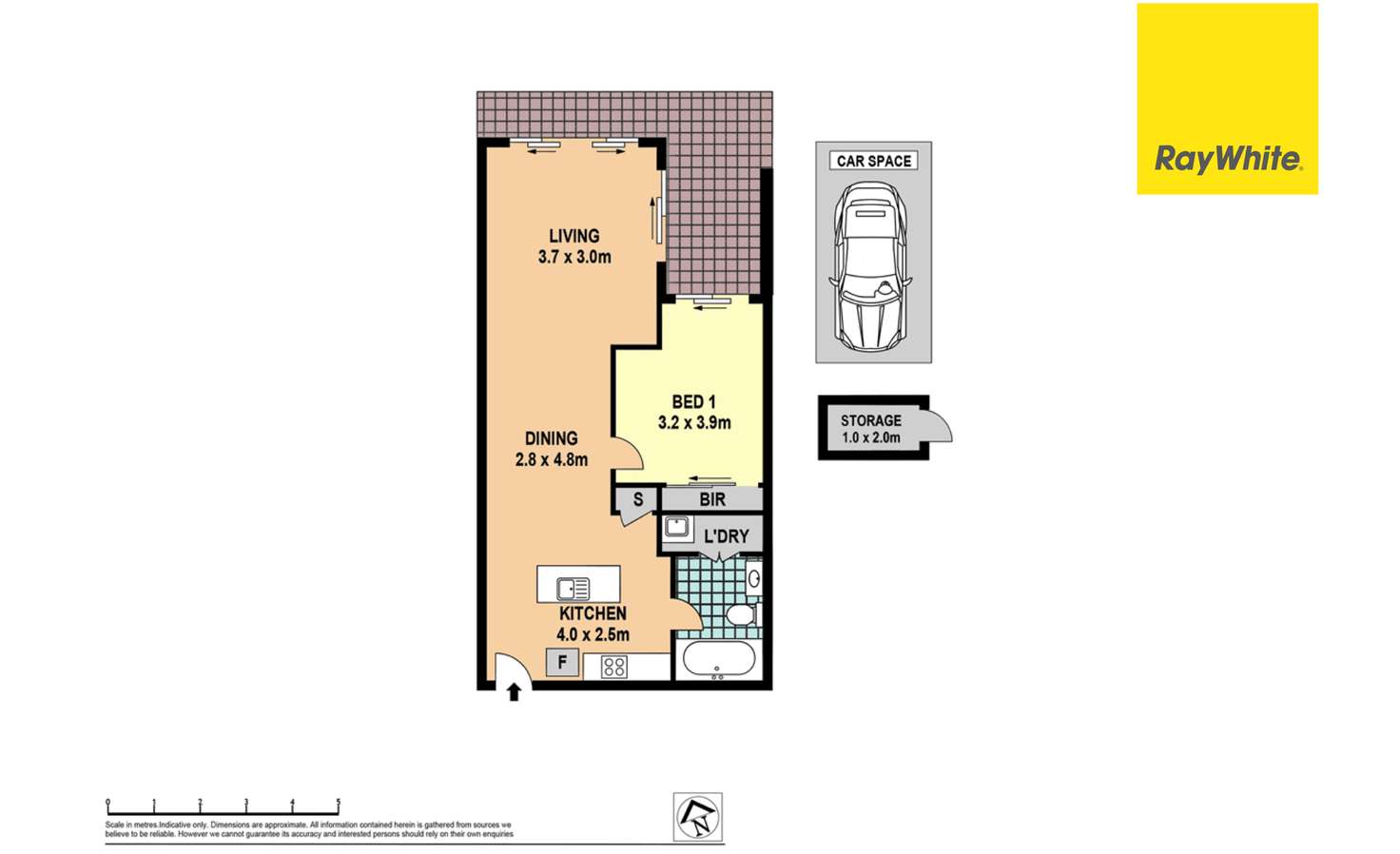 Floorplan of Homely apartment listing, 427/22 Baywater Drive, Wentworth Point NSW 2127