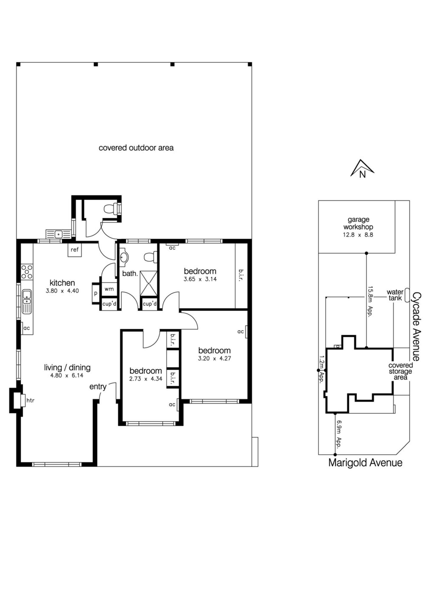 Floorplan of Homely house listing, 40 Marigold Avenue, Altona North VIC 3025