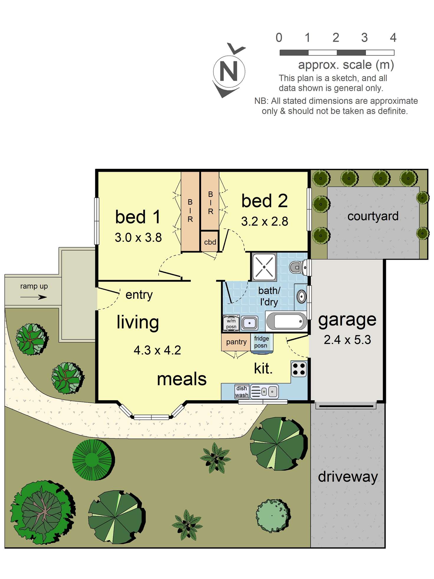 Floorplan of Homely unit listing, 1/14 Golden Avenue, Bonbeach VIC 3196