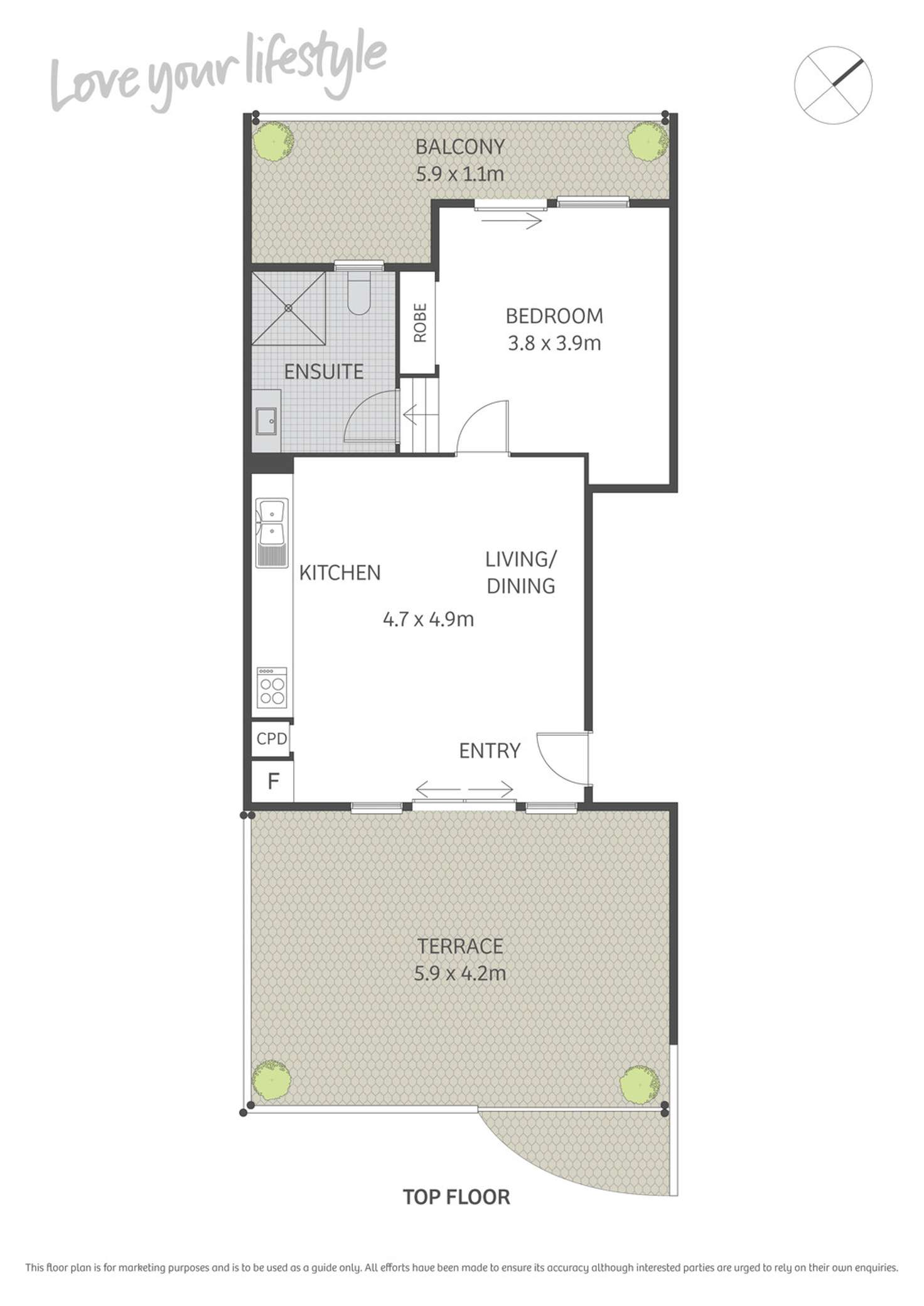 Floorplan of Homely apartment listing, 25/17-37 Lawrence Street, Alexandria NSW 2015