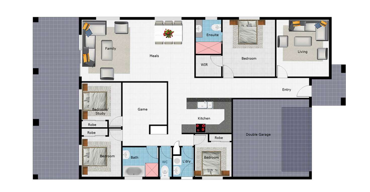 Floorplan of Homely house listing, 77-79 Mawson Street, Bluewater Park QLD 4818