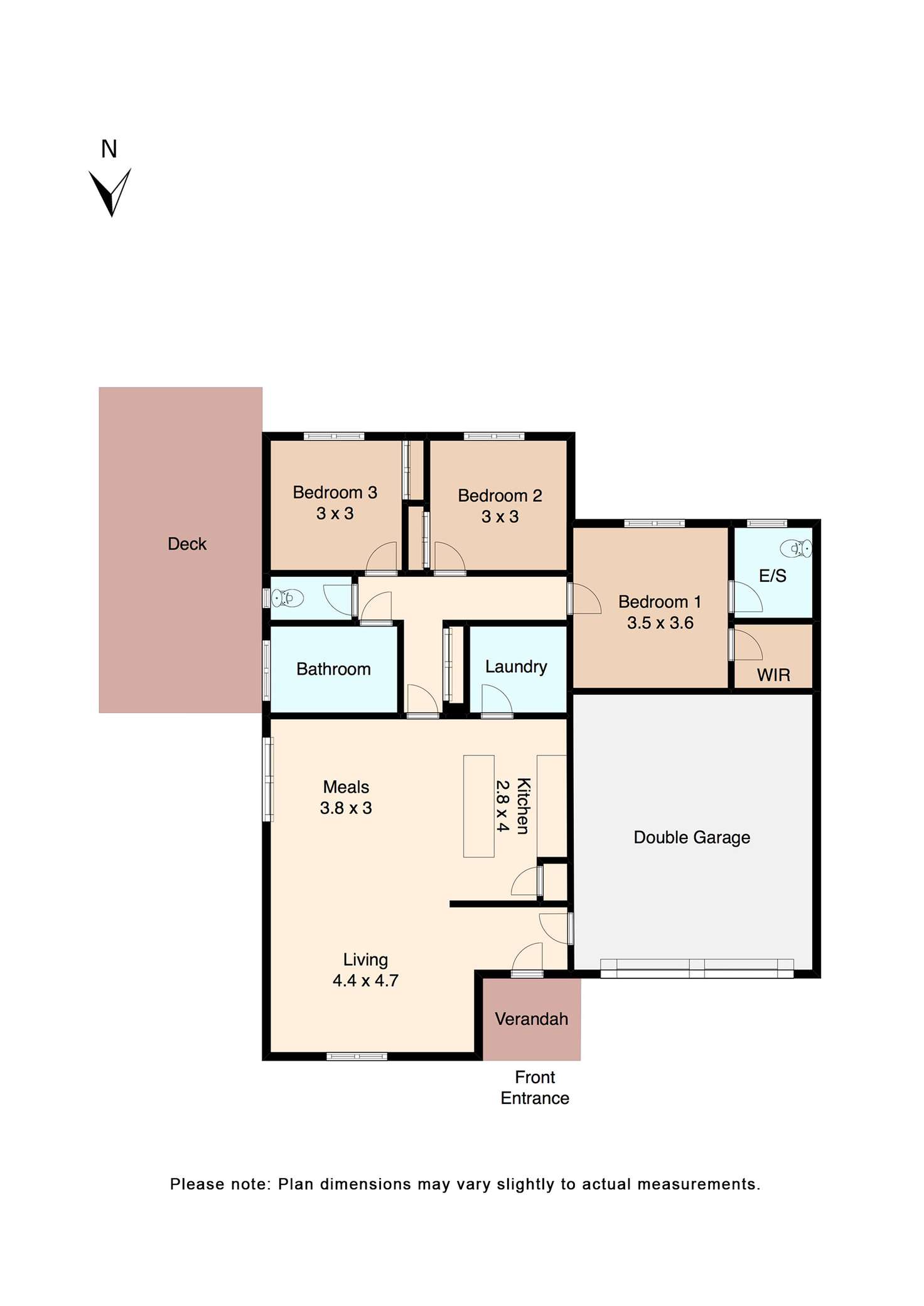 Floorplan of Homely house listing, 4/908 Geelong Road, Canadian VIC 3350