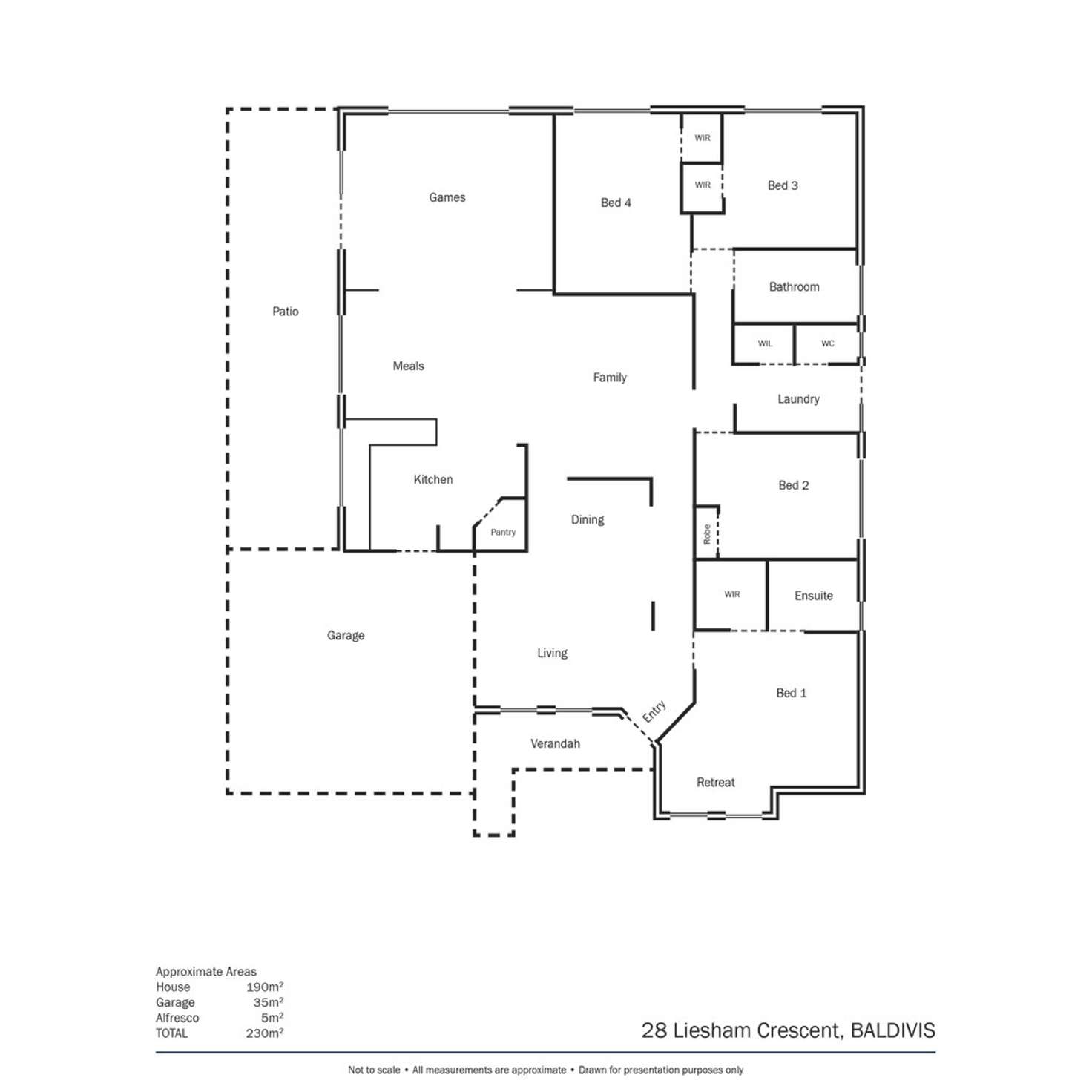 Floorplan of Homely house listing, 28 Liesham Crescent, Baldivis WA 6171