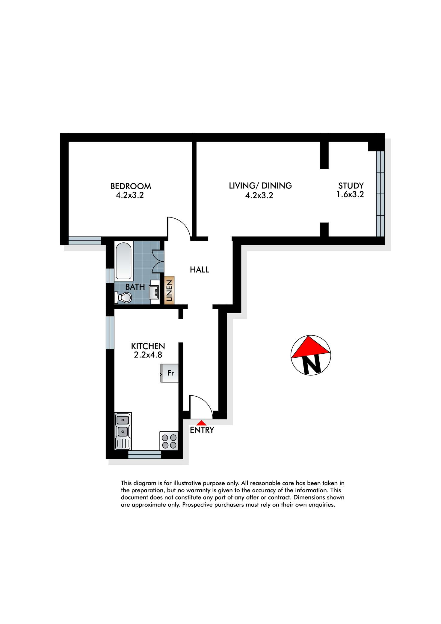 Floorplan of Homely apartment listing, 9/184 Arden Street, Coogee NSW 2034