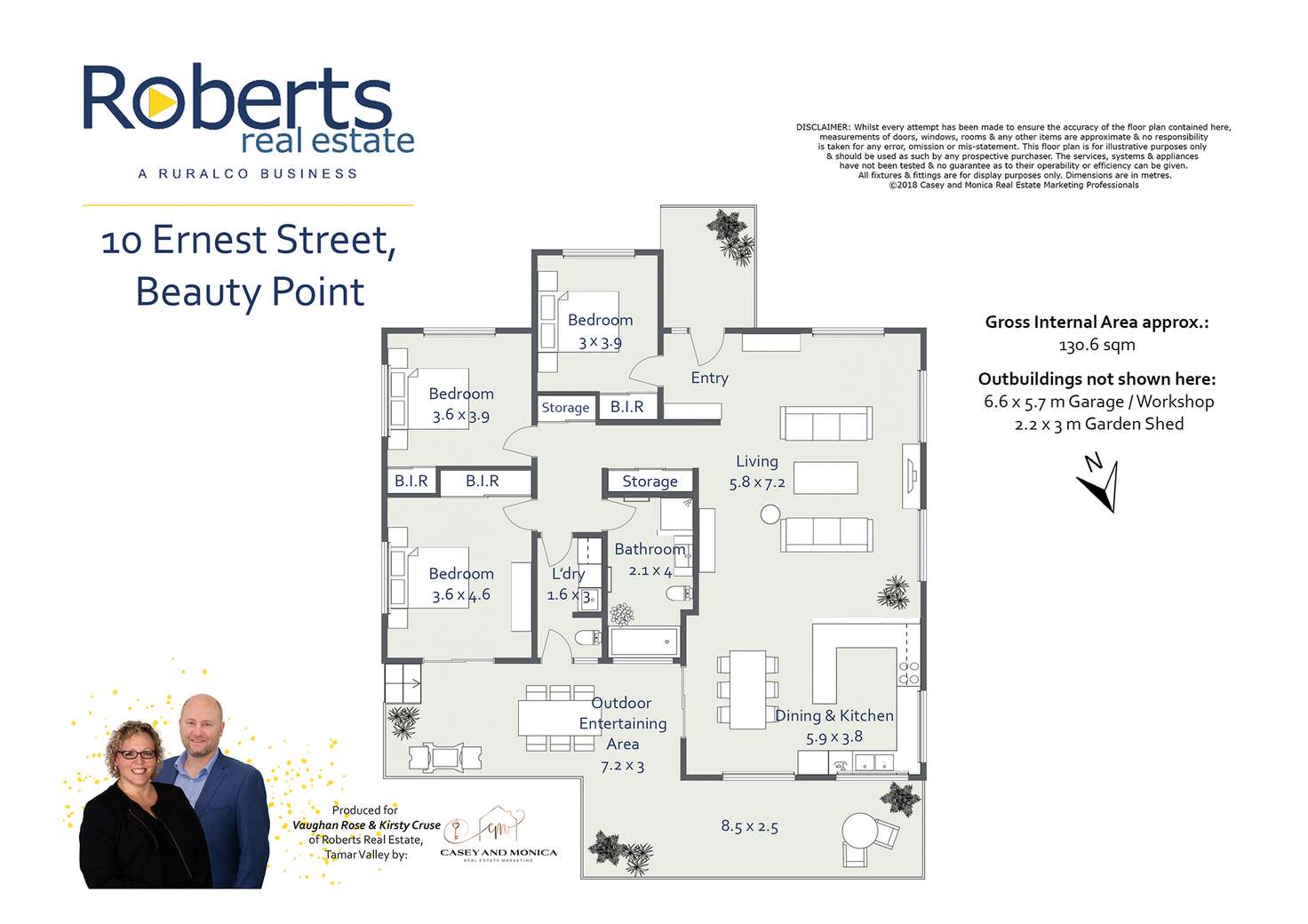 Floorplan of Homely house listing, 10 Ernest Street, Beauty Point TAS 7270