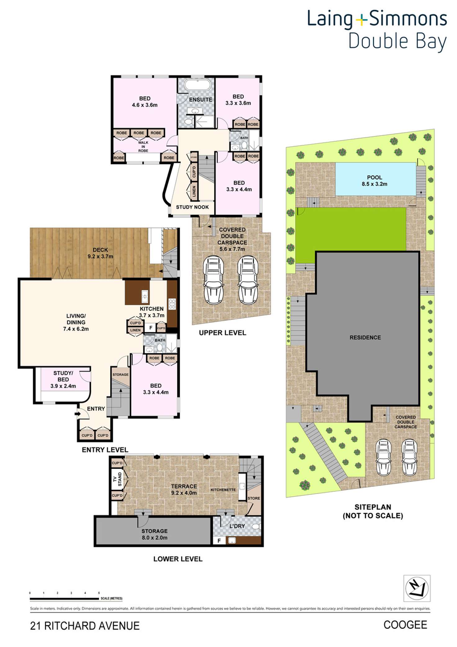 Floorplan of Homely house listing, 21 Ritchard Avenue, Coogee NSW 2034