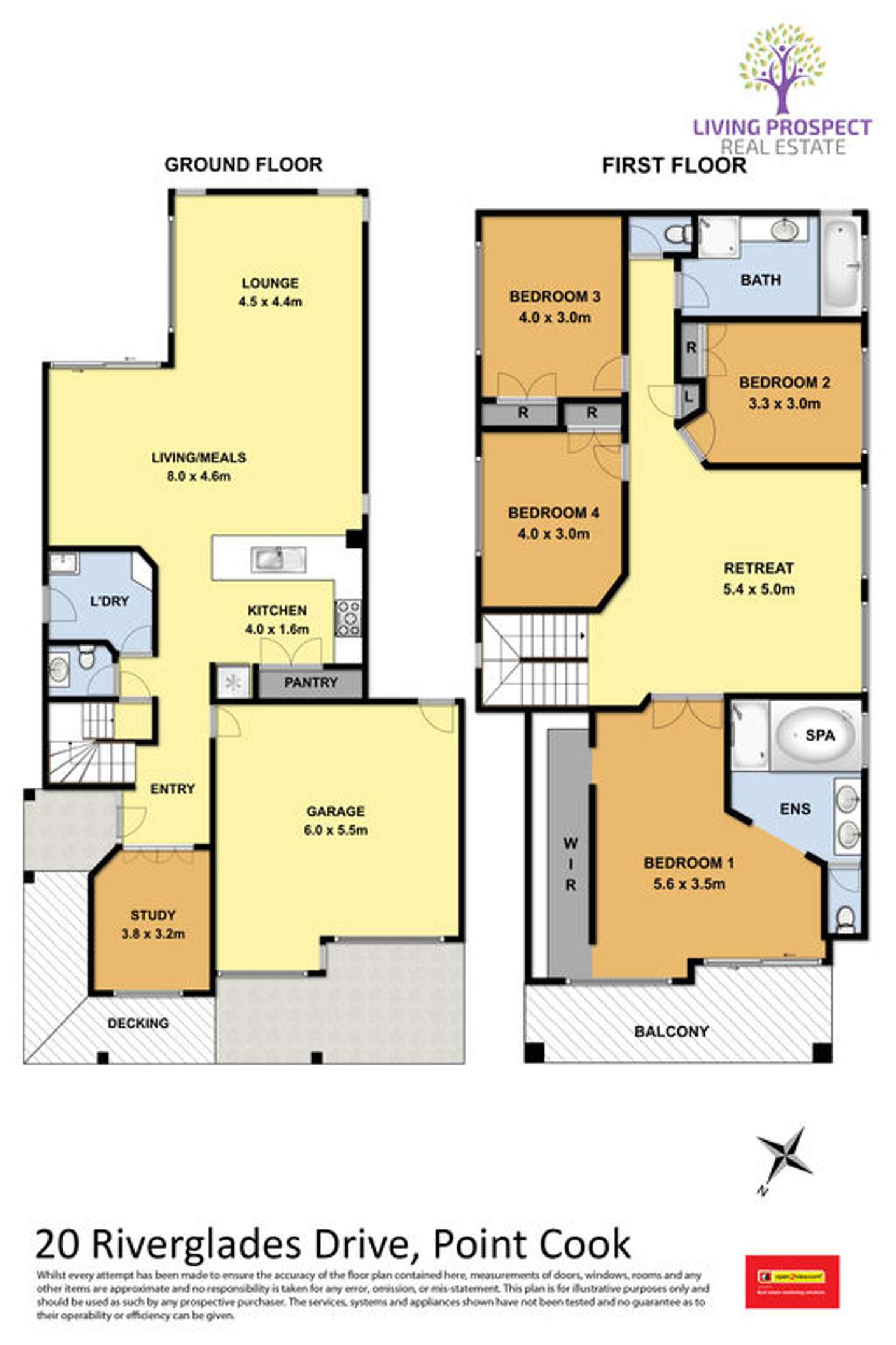 Floorplan of Homely house listing, 20 Riverglades Drive, Sanctuary Lakes VIC 3030