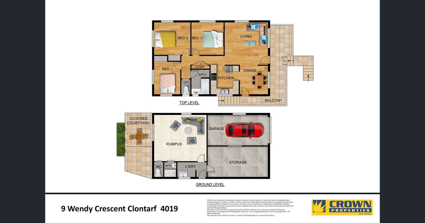 Floorplan of Homely house listing, 9 Wendy Cres, Clontarf QLD 4019