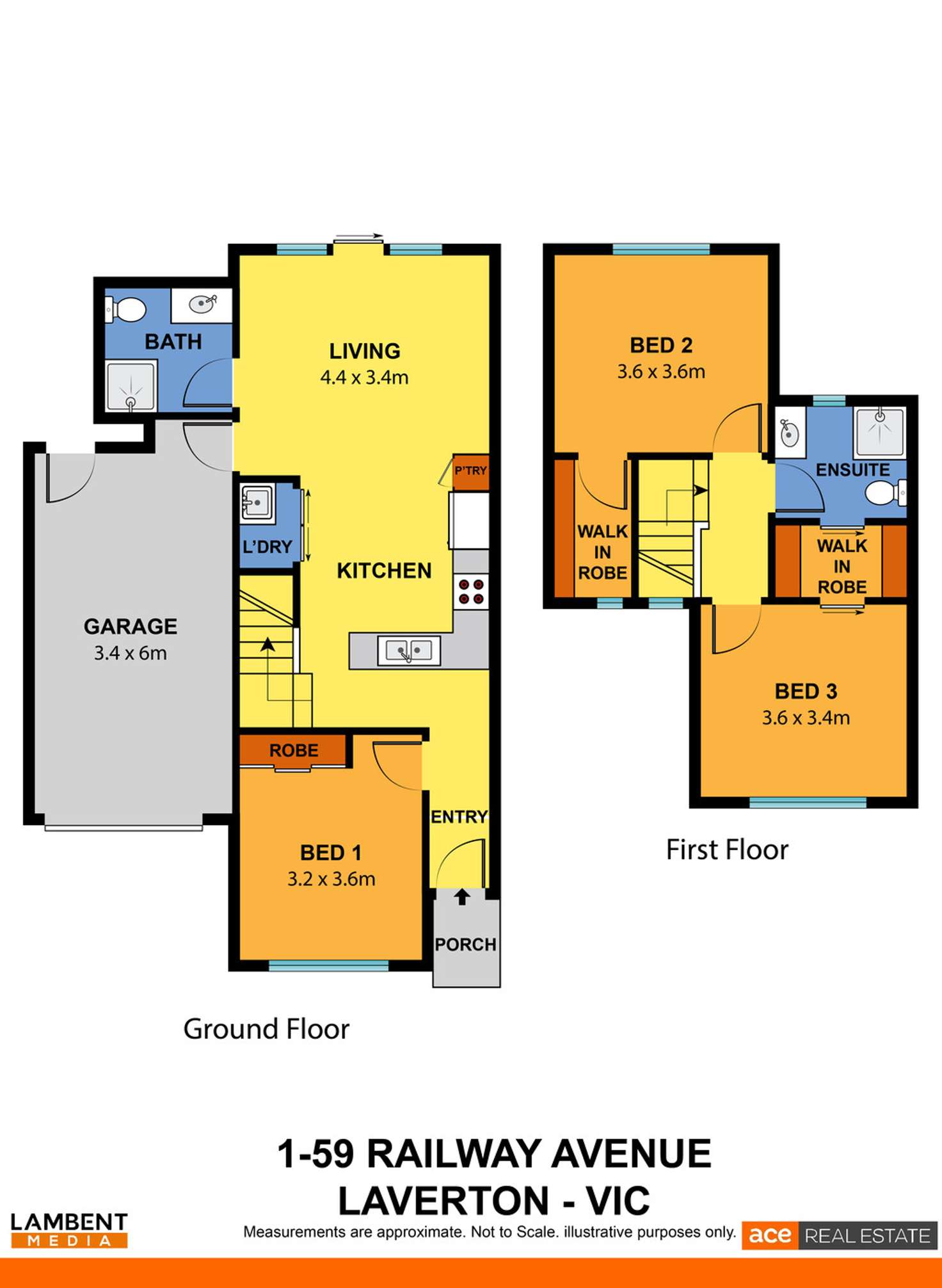 Floorplan of Homely house listing, 1/59 Railway Avenue, Laverton VIC 3028