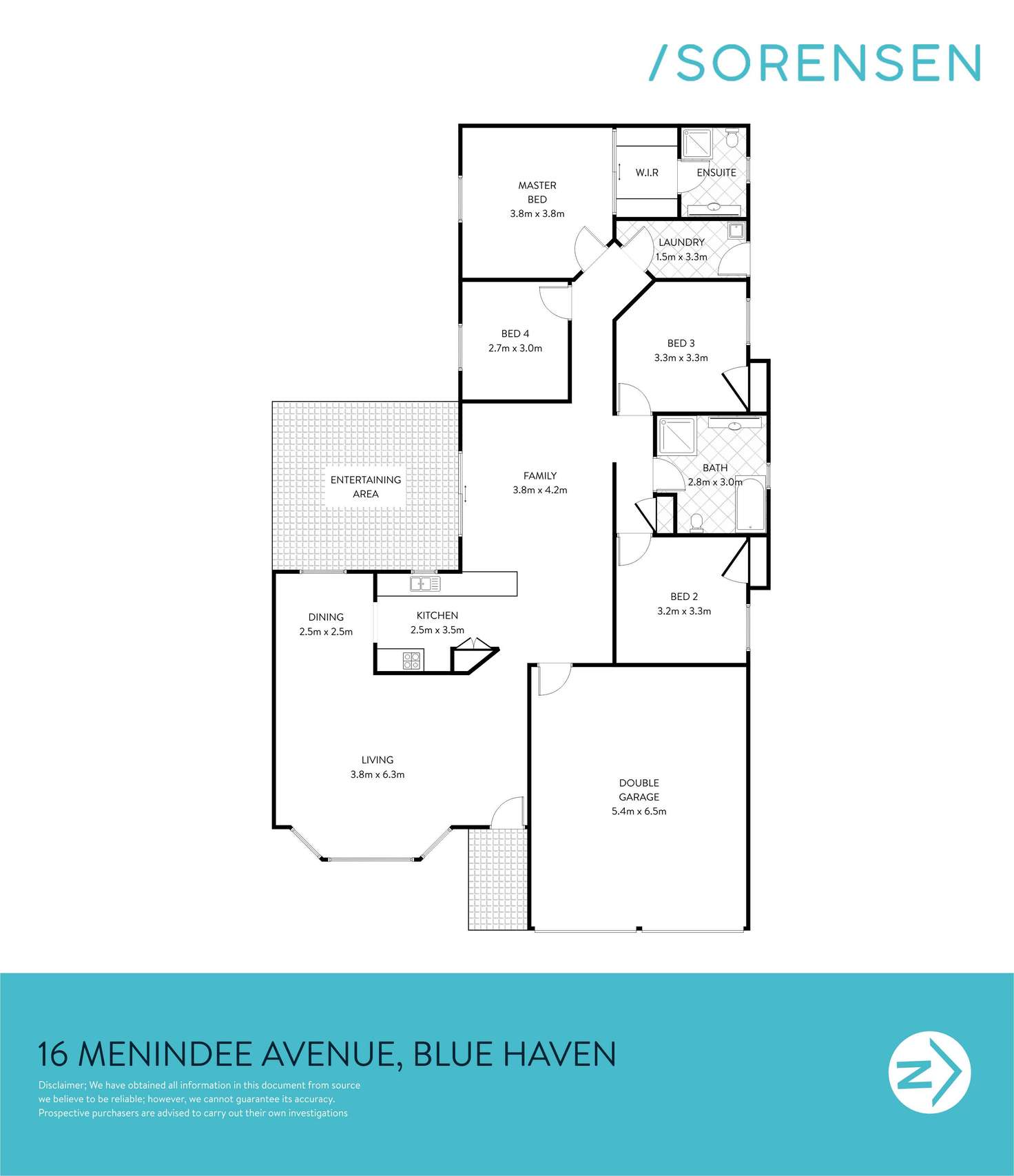 Floorplan of Homely house listing, 16 Menindee Avenue, Blue Haven NSW 2262