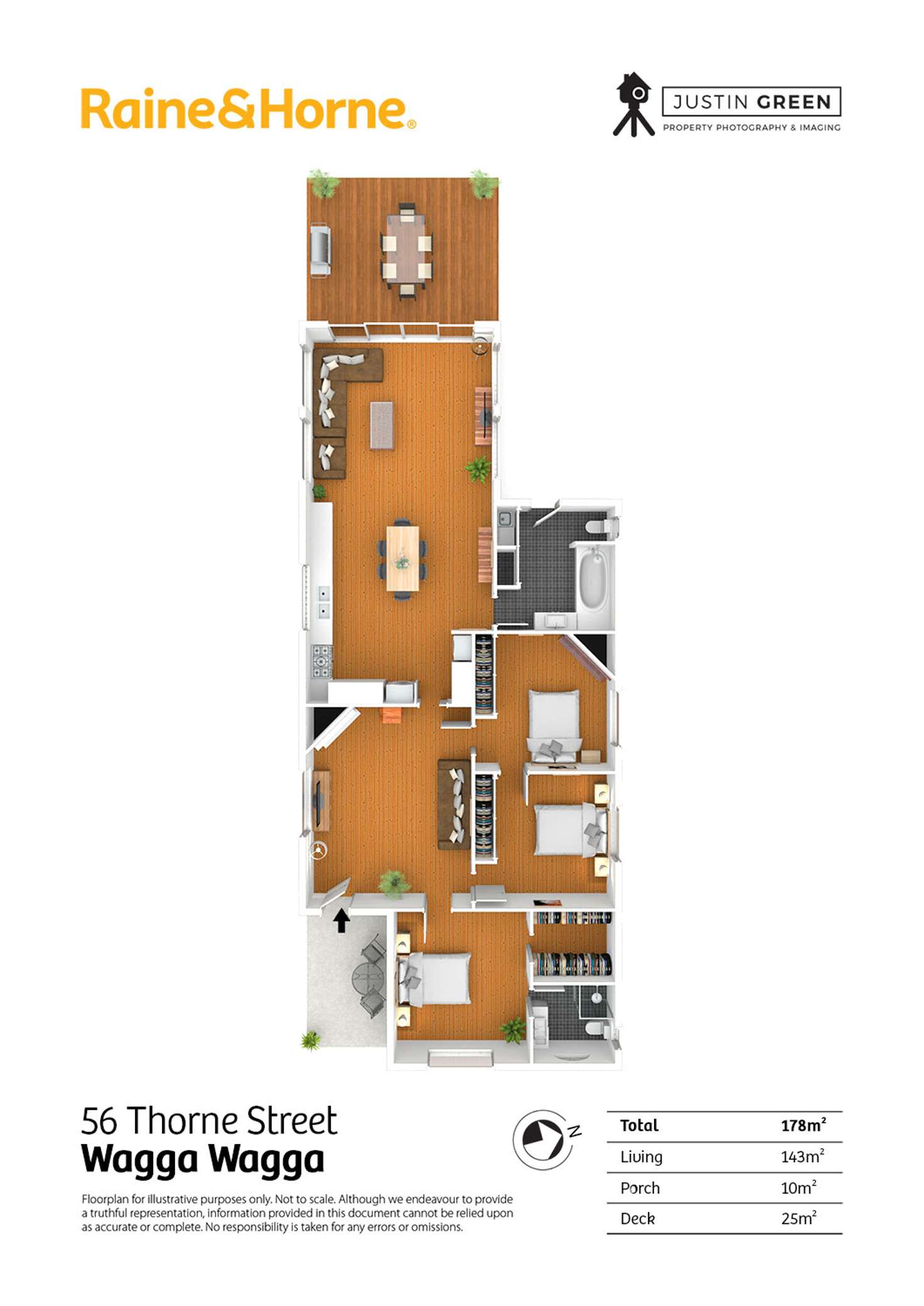 Floorplan of Homely house listing, 56 Thorne Street, Wagga Wagga NSW 2650
