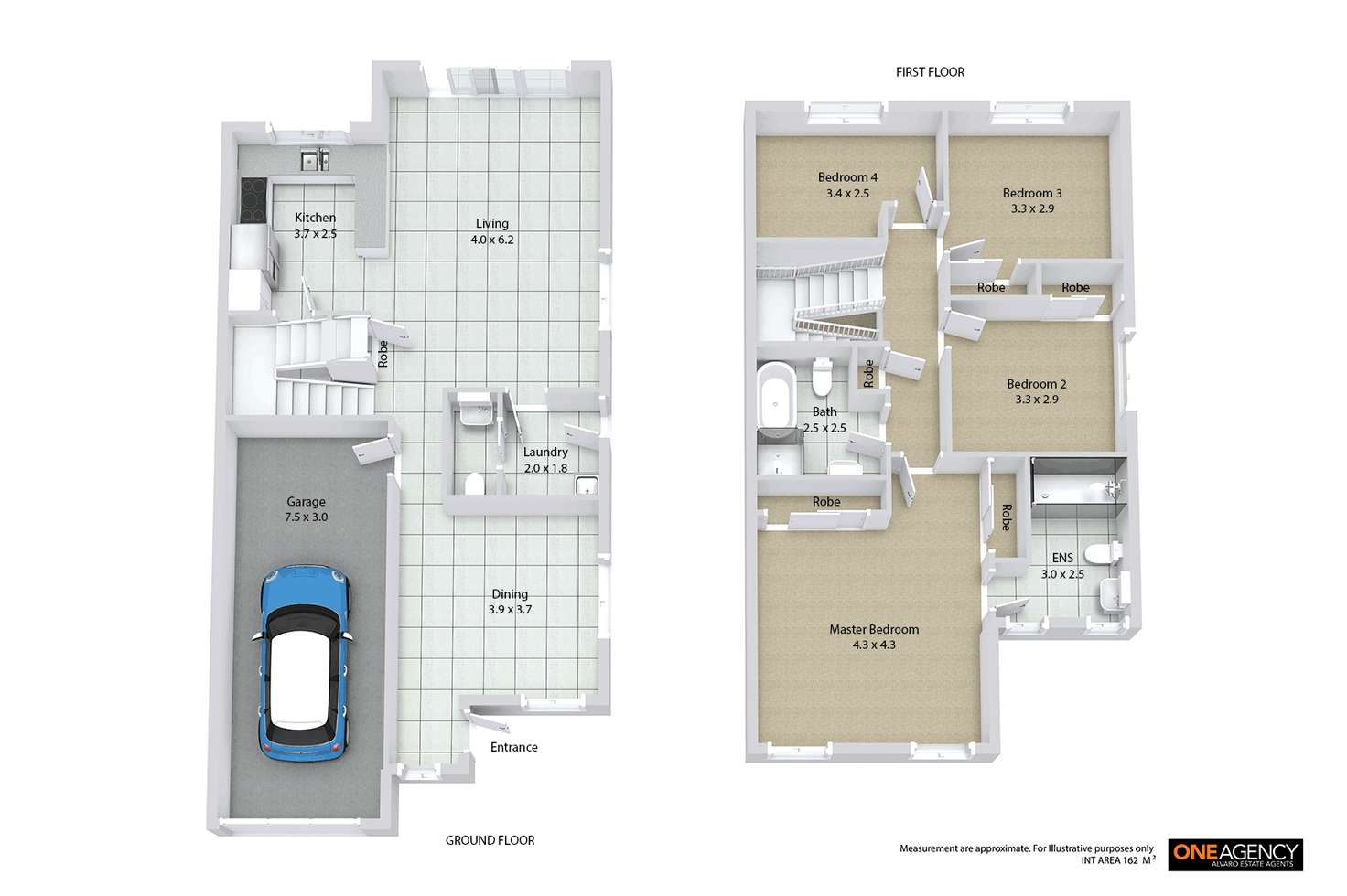 Floorplan of Homely semiDetached listing, 12 Cronin Place, Bonnyrigg NSW 2177