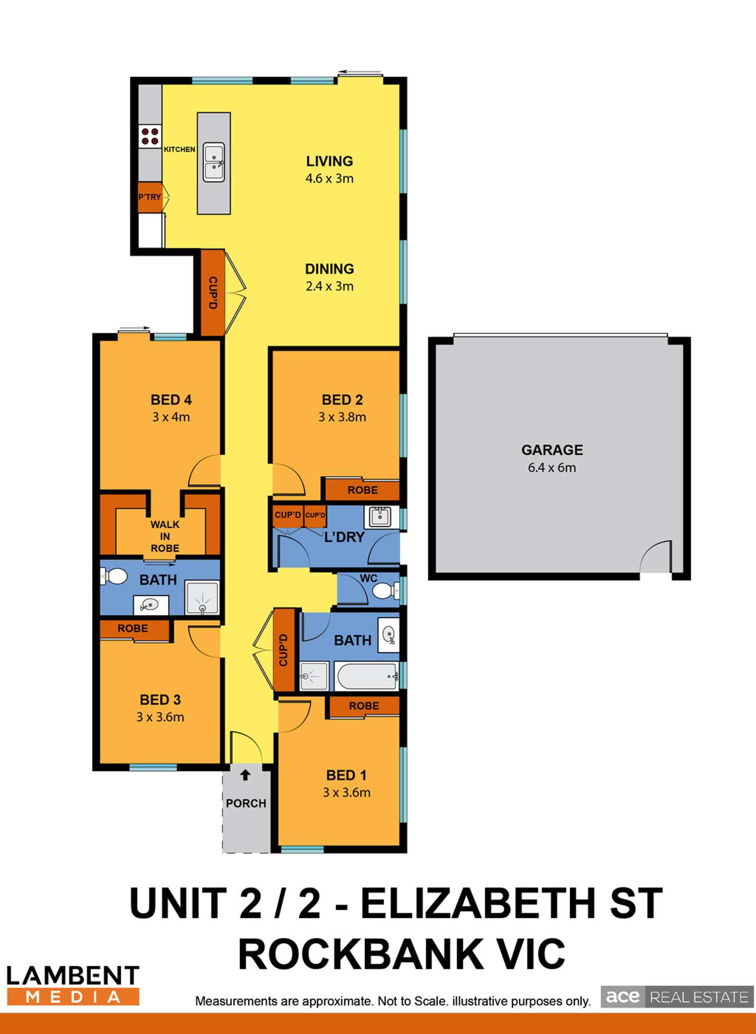 Floorplan of Homely house listing, 2/2 Elizabeth Street, Rockbank VIC 3335