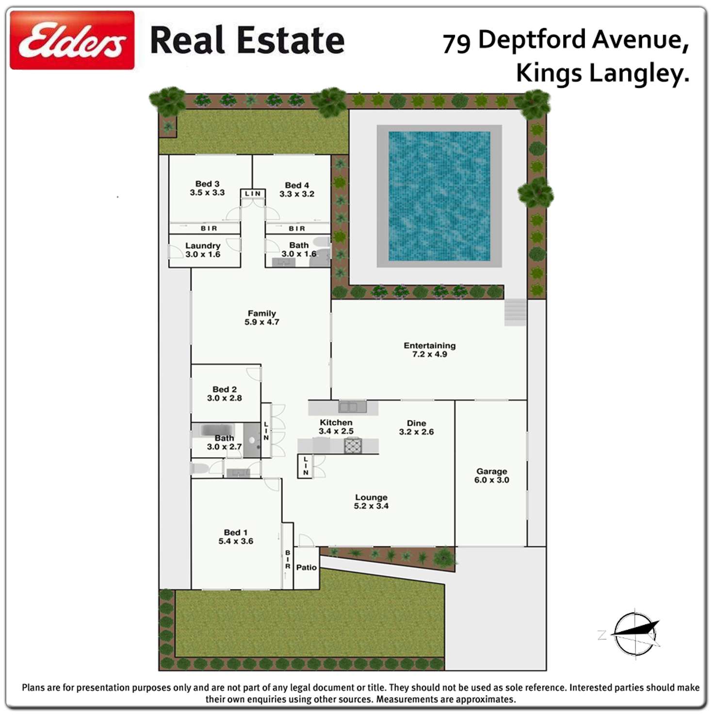 Floorplan of Homely house listing, 79 Deptford Avenue, Kings Langley NSW 2147