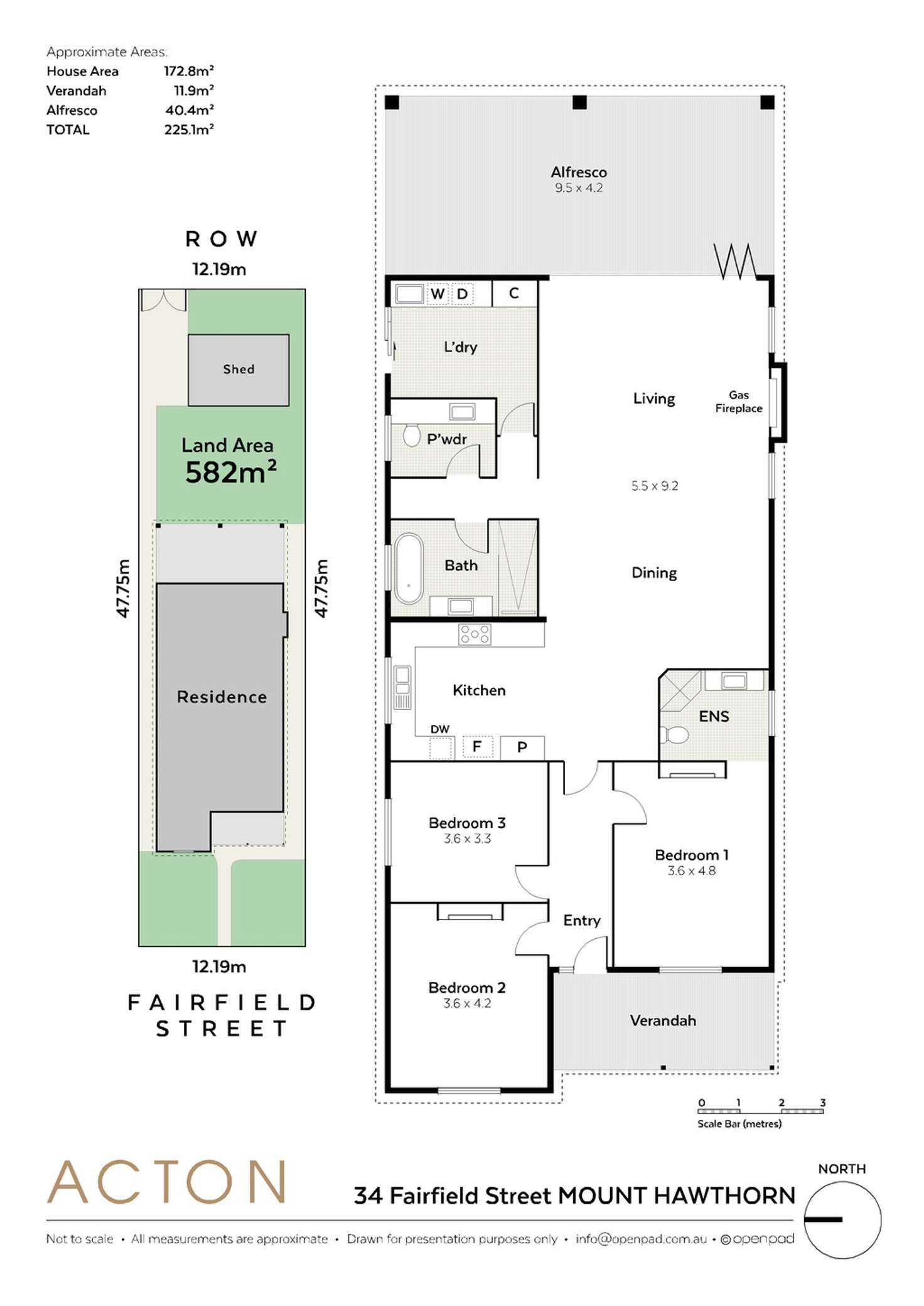 Floorplan of Homely house listing, 34 Fairfield Street, Mount Hawthorn WA 6016