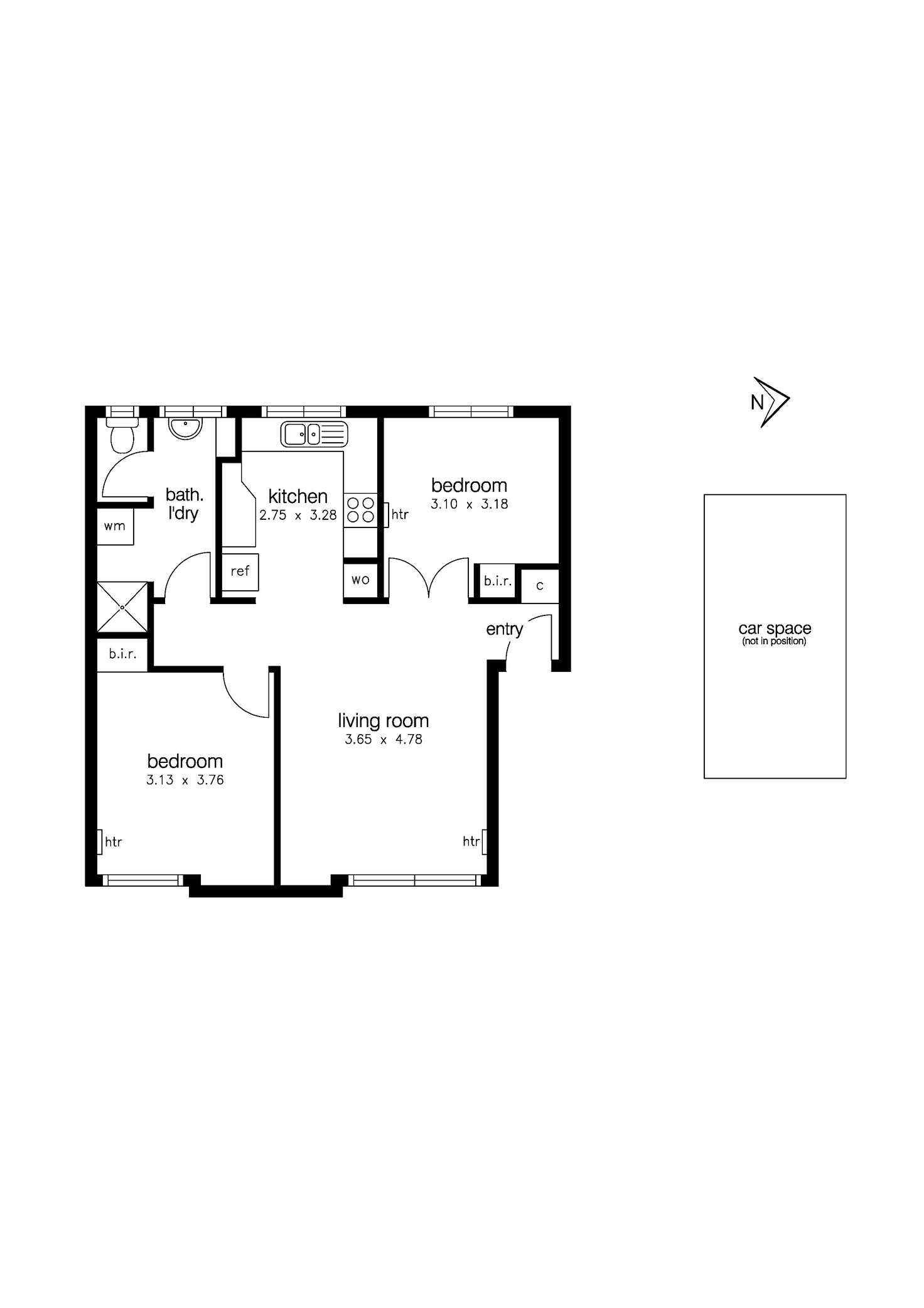 Floorplan of Homely unit listing, 3/253 Esplanade, Altona VIC 3018