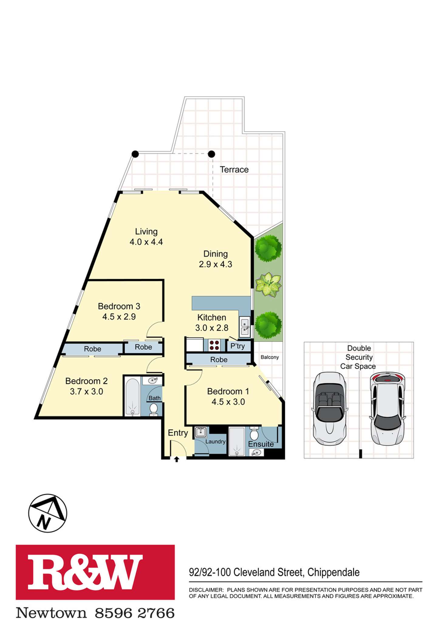 Floorplan of Homely apartment listing, 92/92-120 Cleveland Street, Chippendale NSW 2008