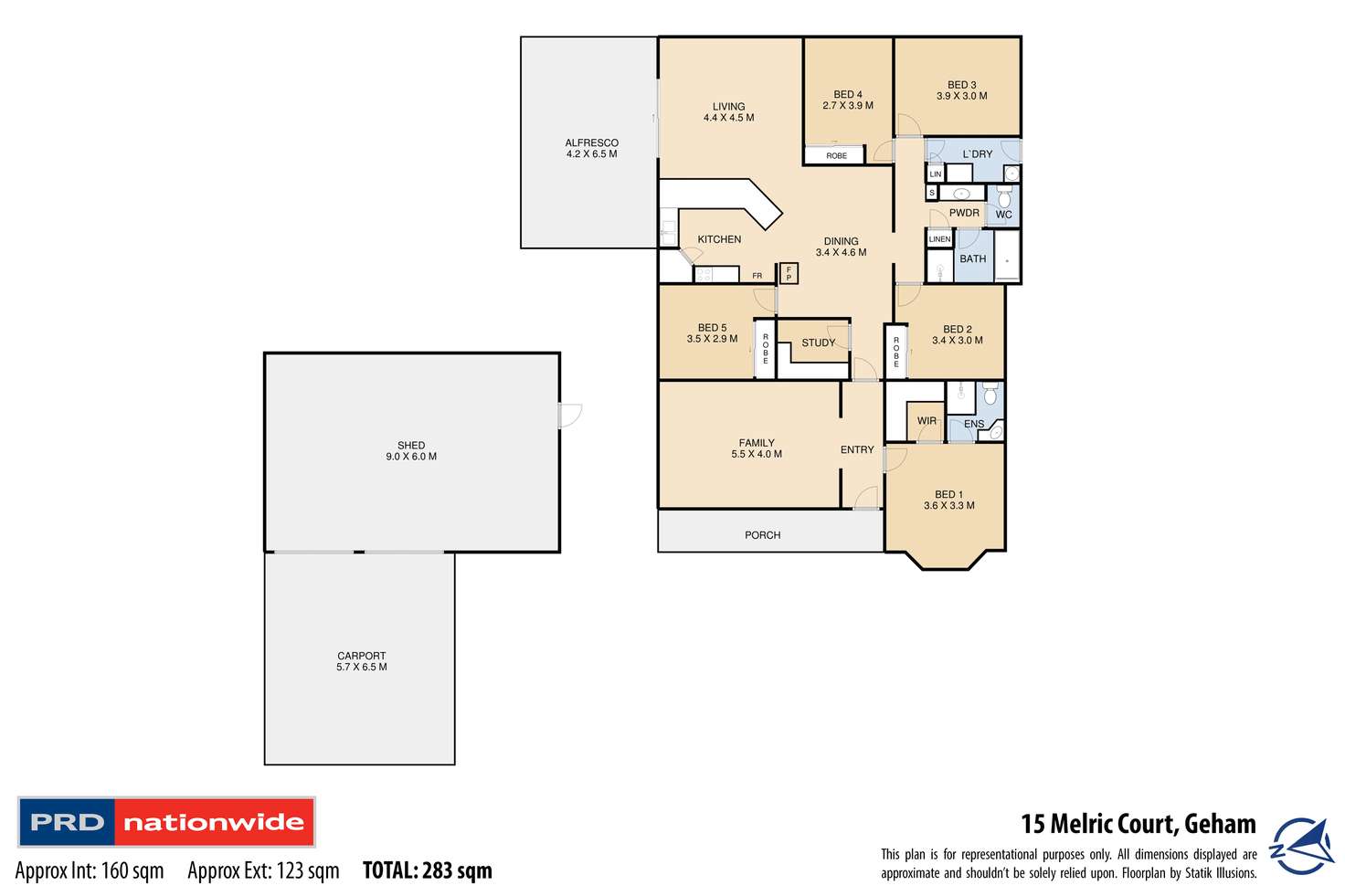 Floorplan of Homely house listing, 15 Melric Court, Geham QLD 4352