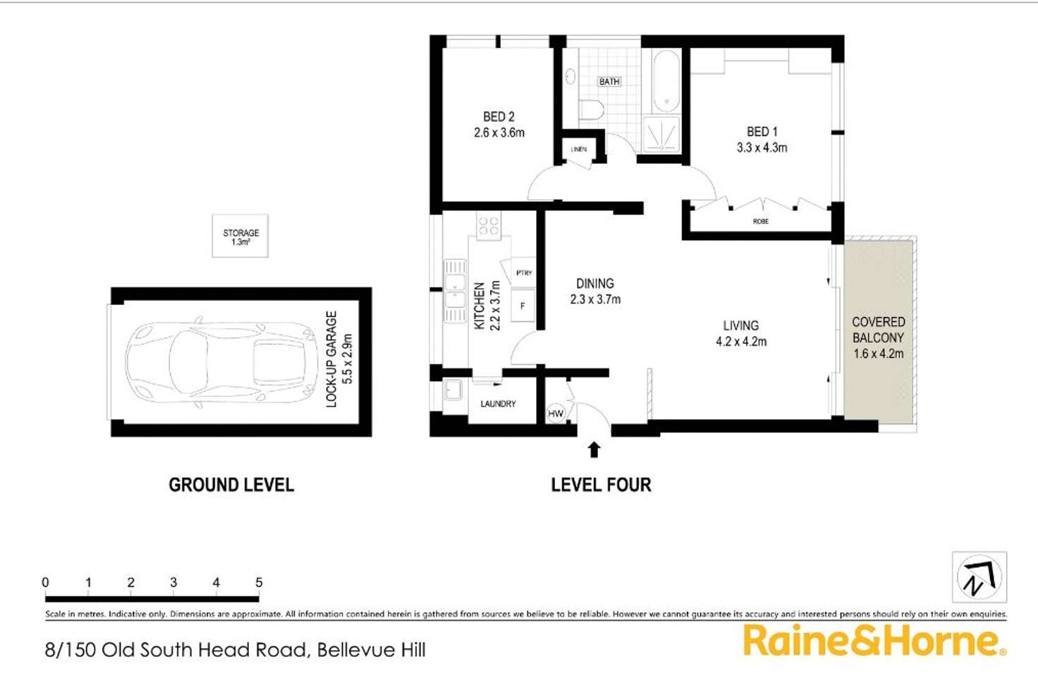 Floorplan of Homely apartment listing, 8/150 Old South Head Road, Bellevue Hill NSW 2023