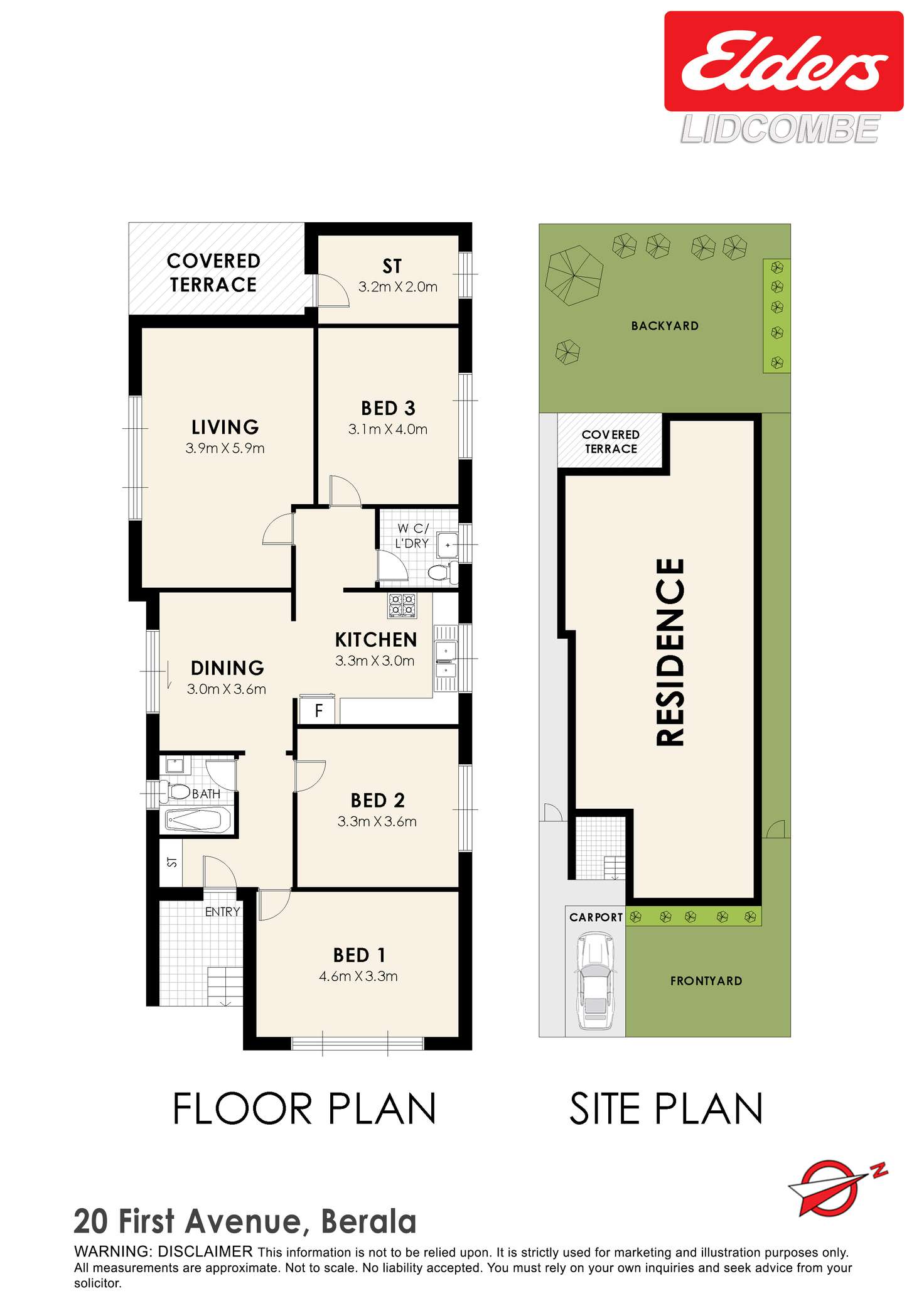 Floorplan of Homely house listing, 20 FIRST AVENUE, Berala NSW 2141