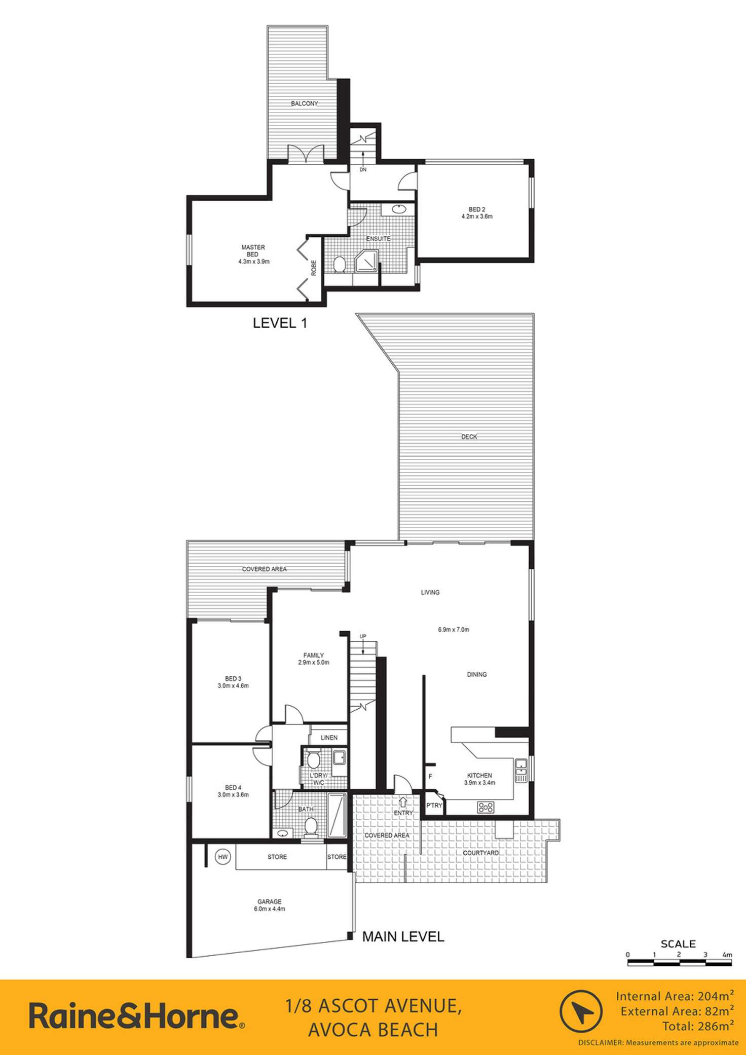 Floorplan of Homely house listing, 1/8 Ascot Avenue, Avoca Beach NSW 2251