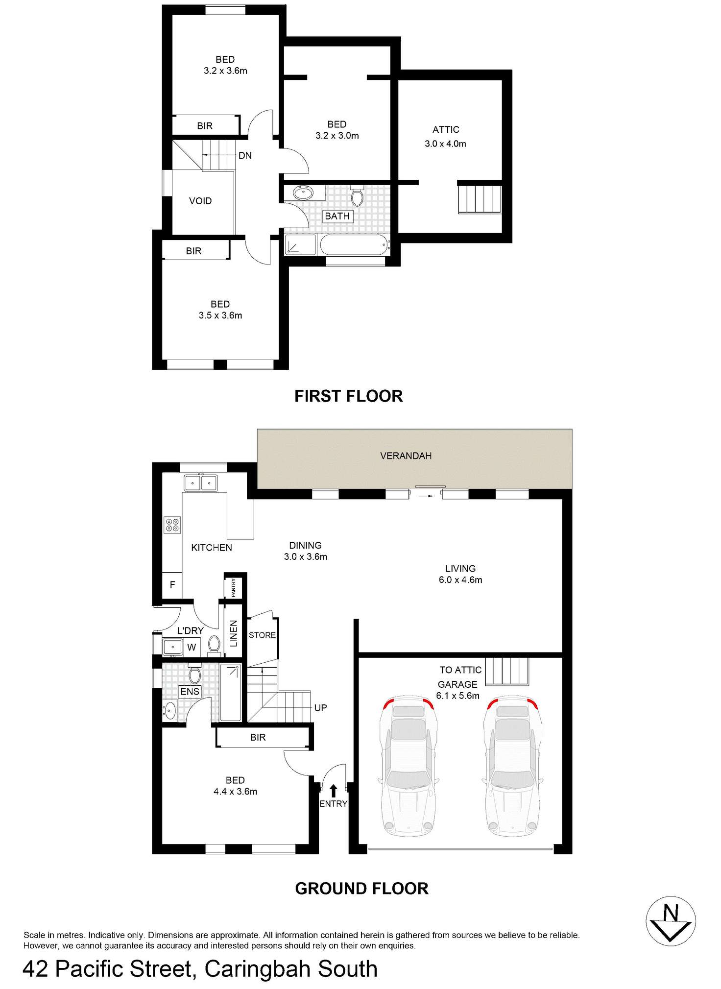 Floorplan of Homely house listing, 42 Pacific Street, Caringbah South NSW 2229