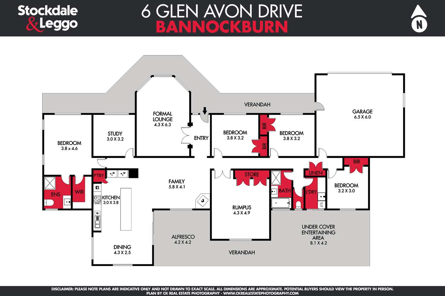 Floorplan of Homely house listing, 6 Glenavon Drive, Bannockburn VIC 3331