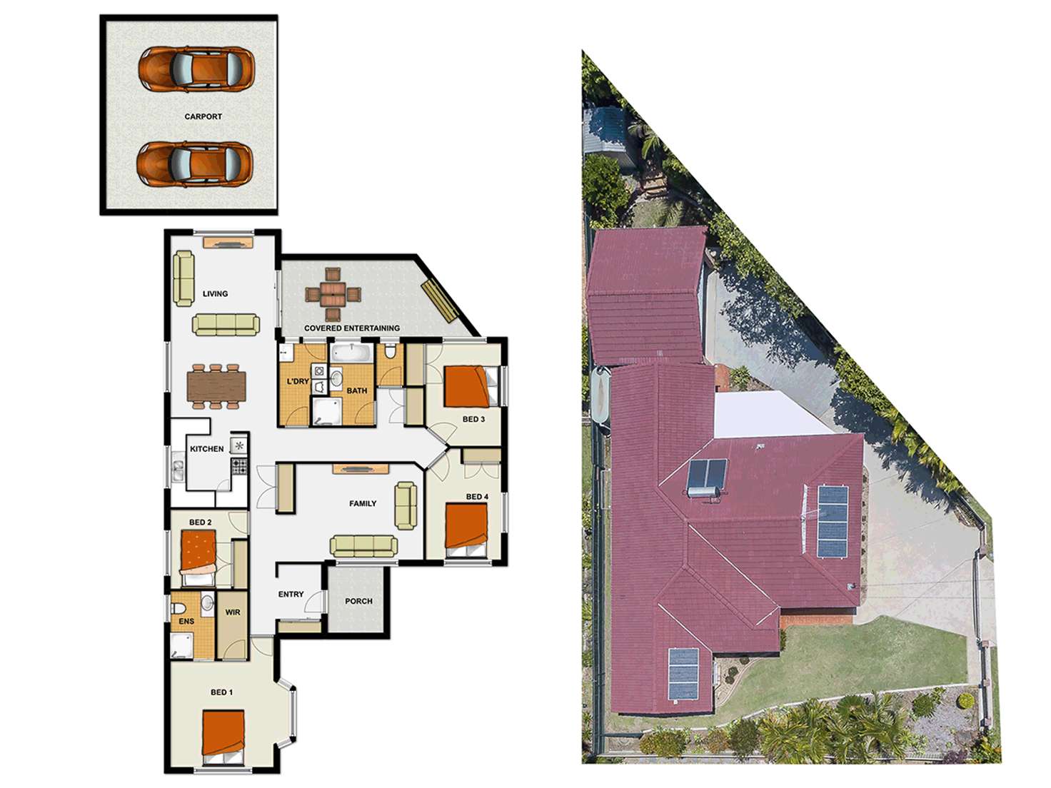 Floorplan of Homely house listing, 4 SILVERASH CT, Regents Park QLD 4118