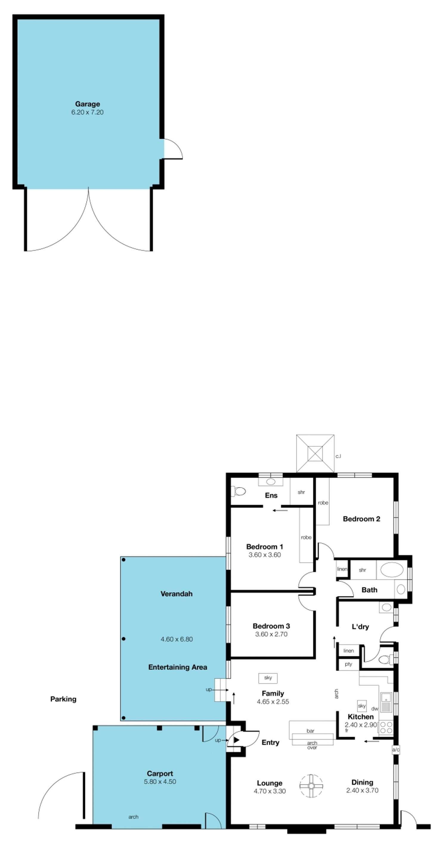 Floorplan of Homely house listing, 15 Clement Terrace, Christies Beach SA 5165