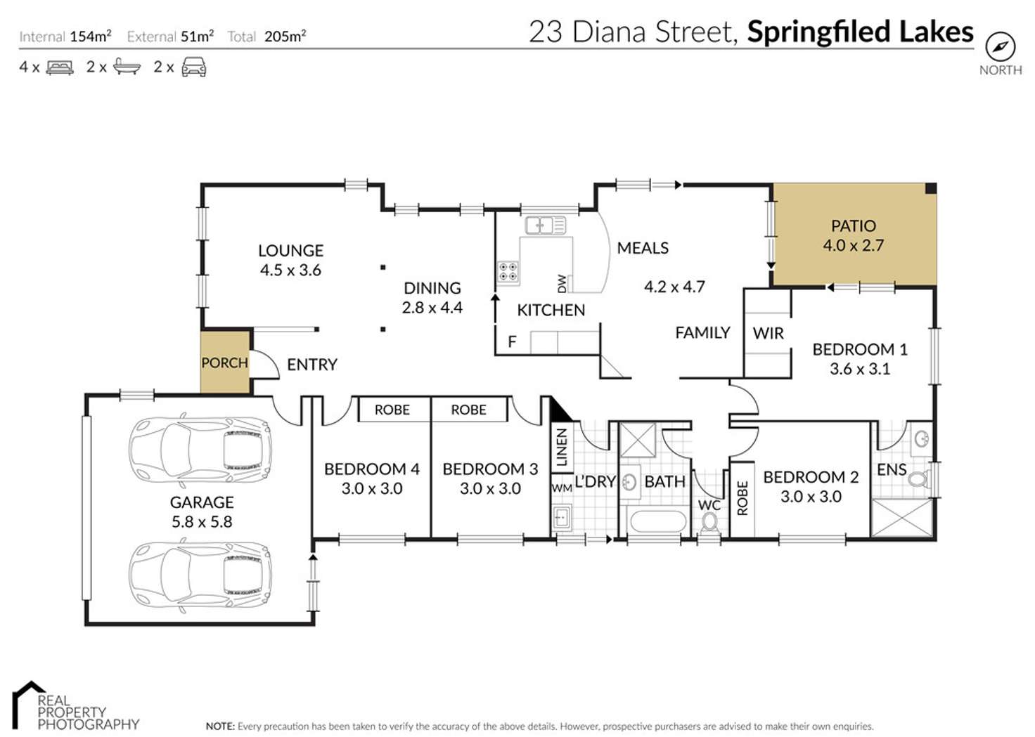 Floorplan of Homely house listing, 23 Diana Street, Springfield Lakes QLD 4300
