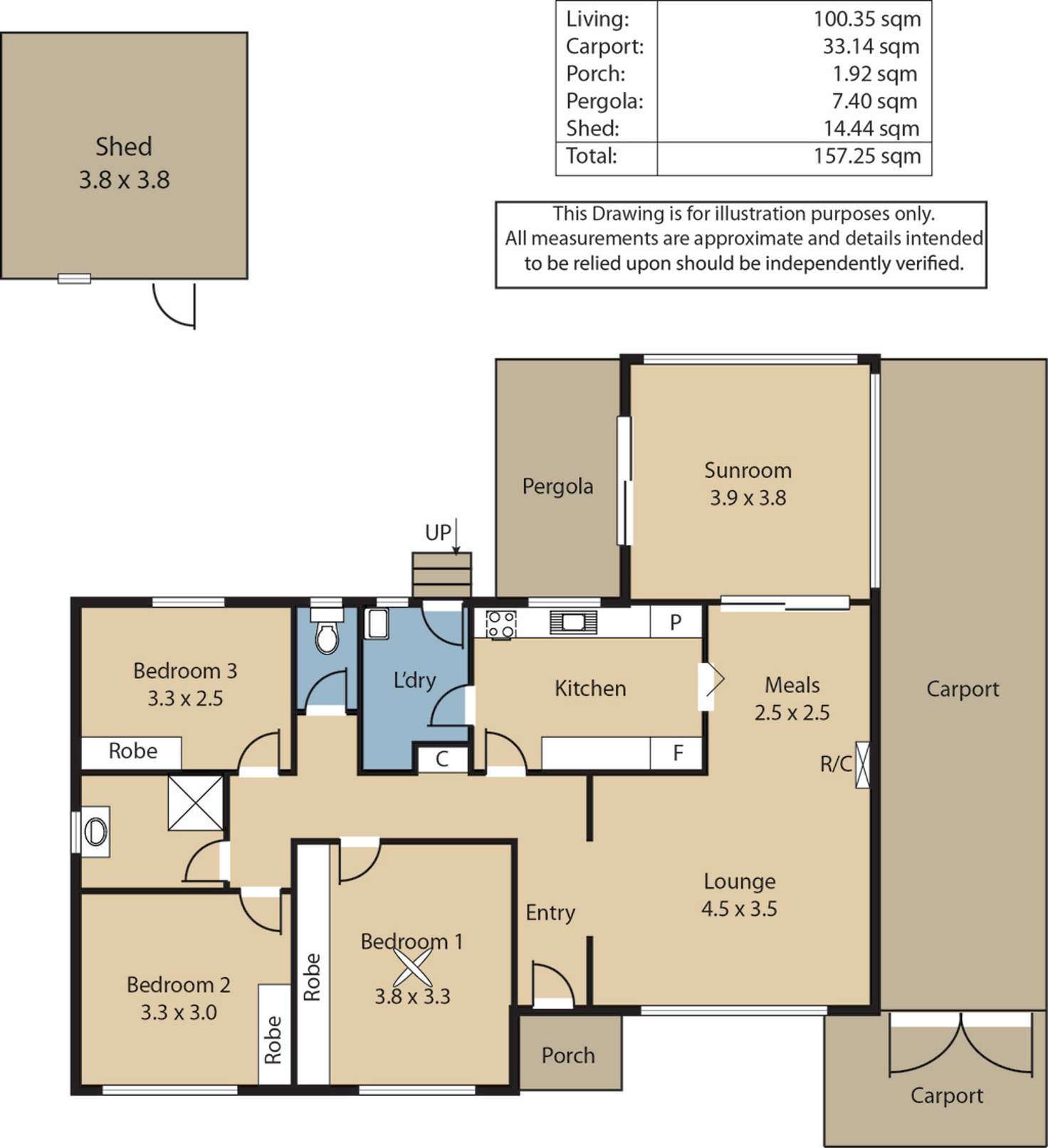 Floorplan of Homely house listing, 28 Butler Crescent, Banksia Park SA 5091